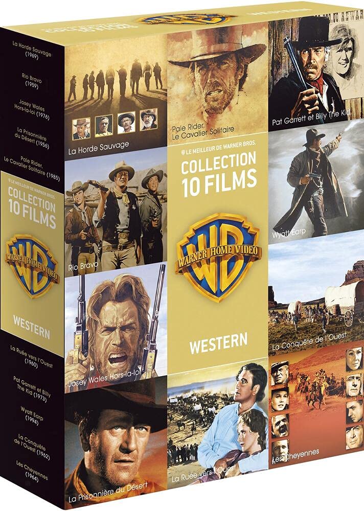 90 ans Warner - Coffret 10 films - Western 5051889541721