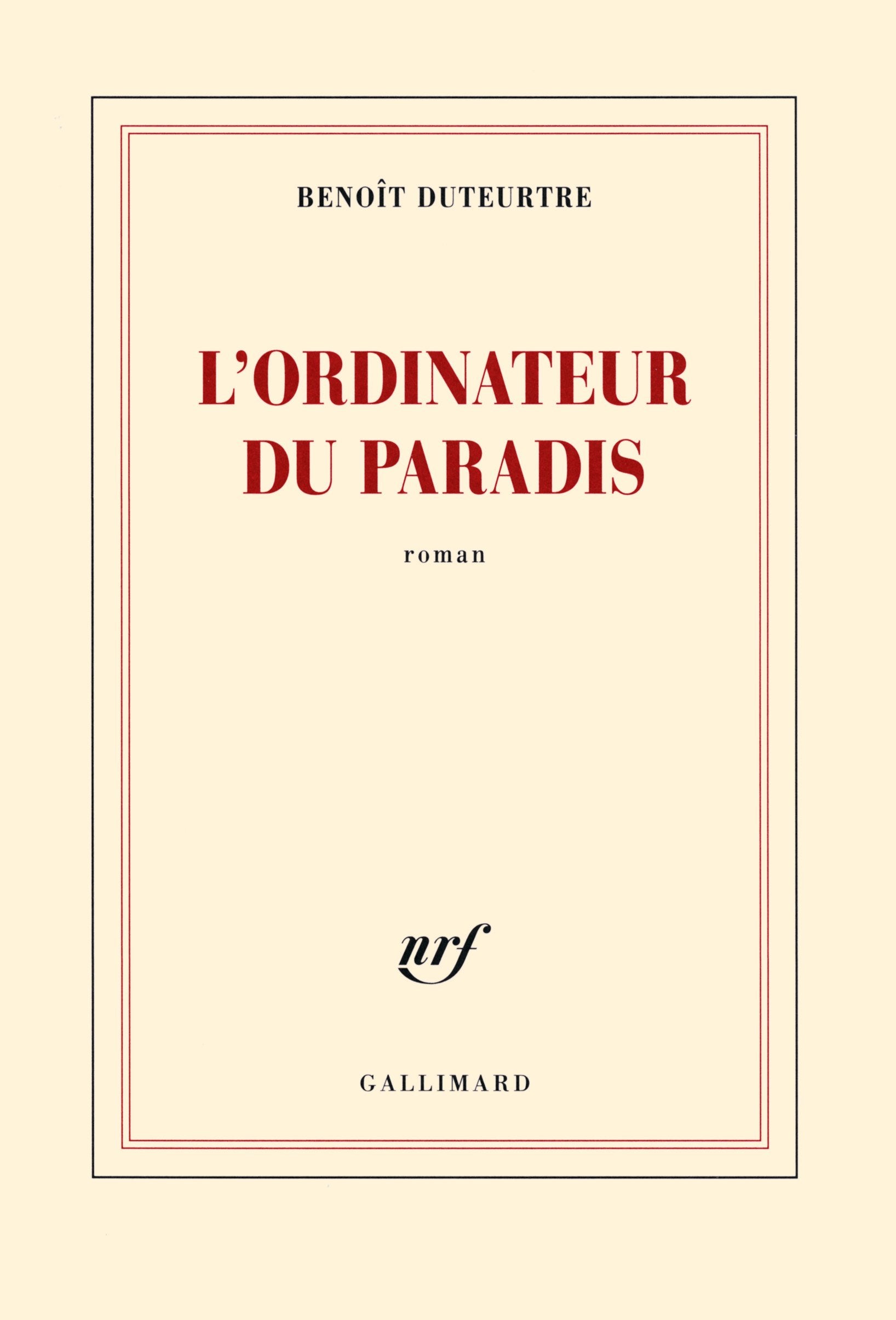 L’ordinateur du paradis 9782070134175