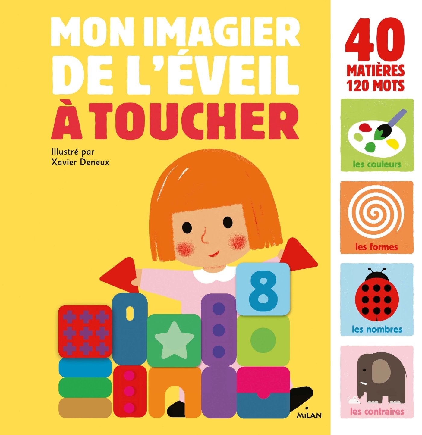 Mon imagier de l'éveil à toucher 9782745992598