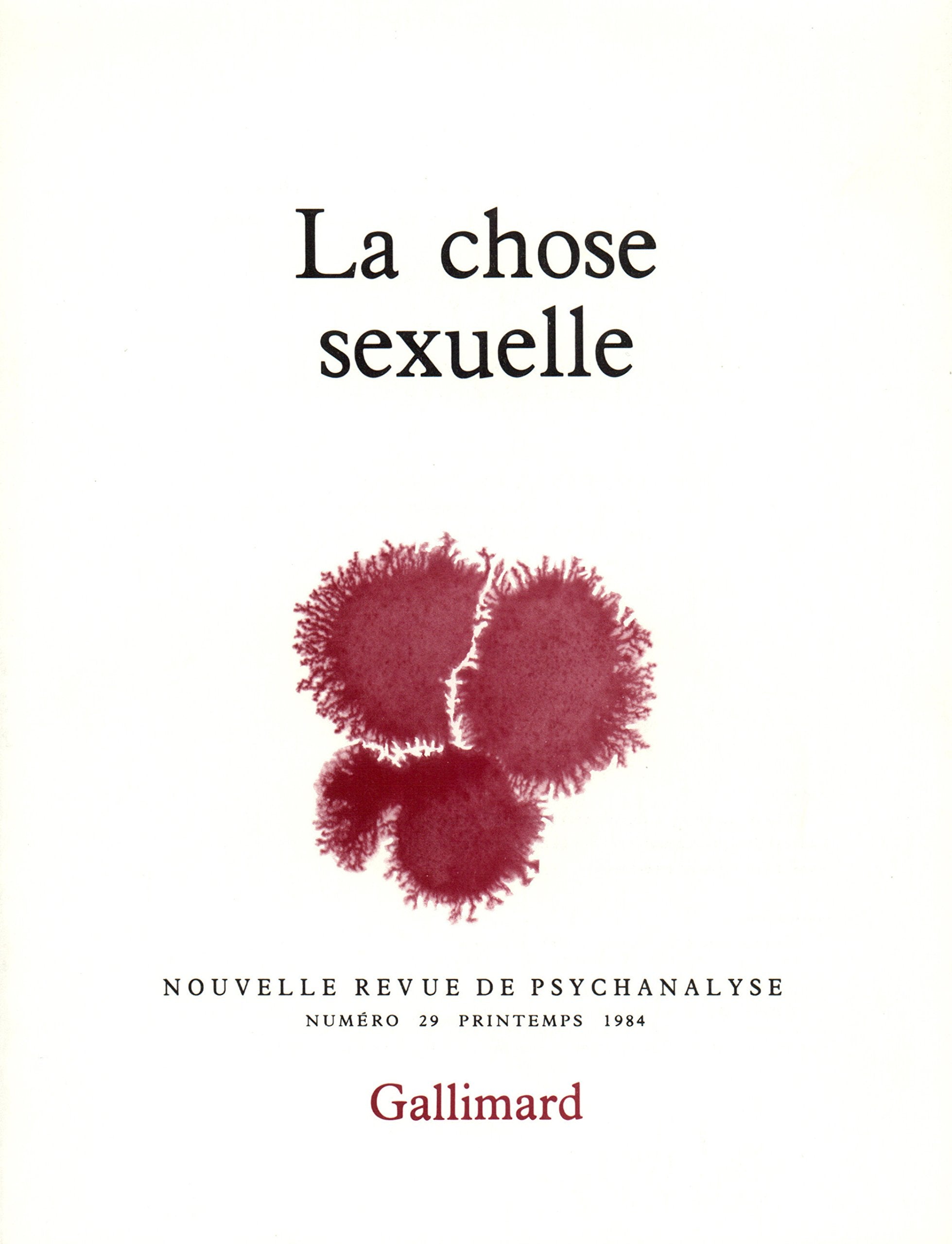 La Chose sexuelle 9782070701803
