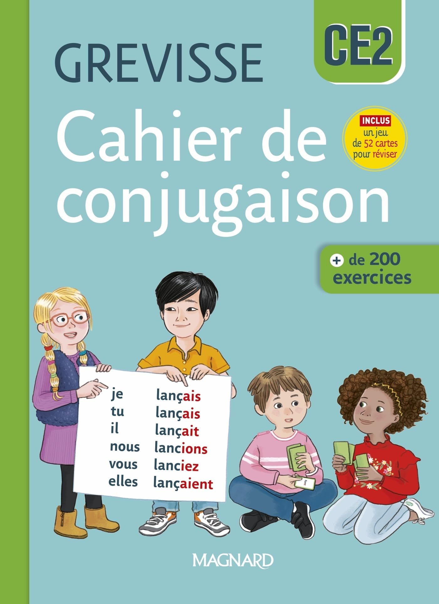 Cahier de conjugaison Grevisse CE2 (2025) 9782210513587