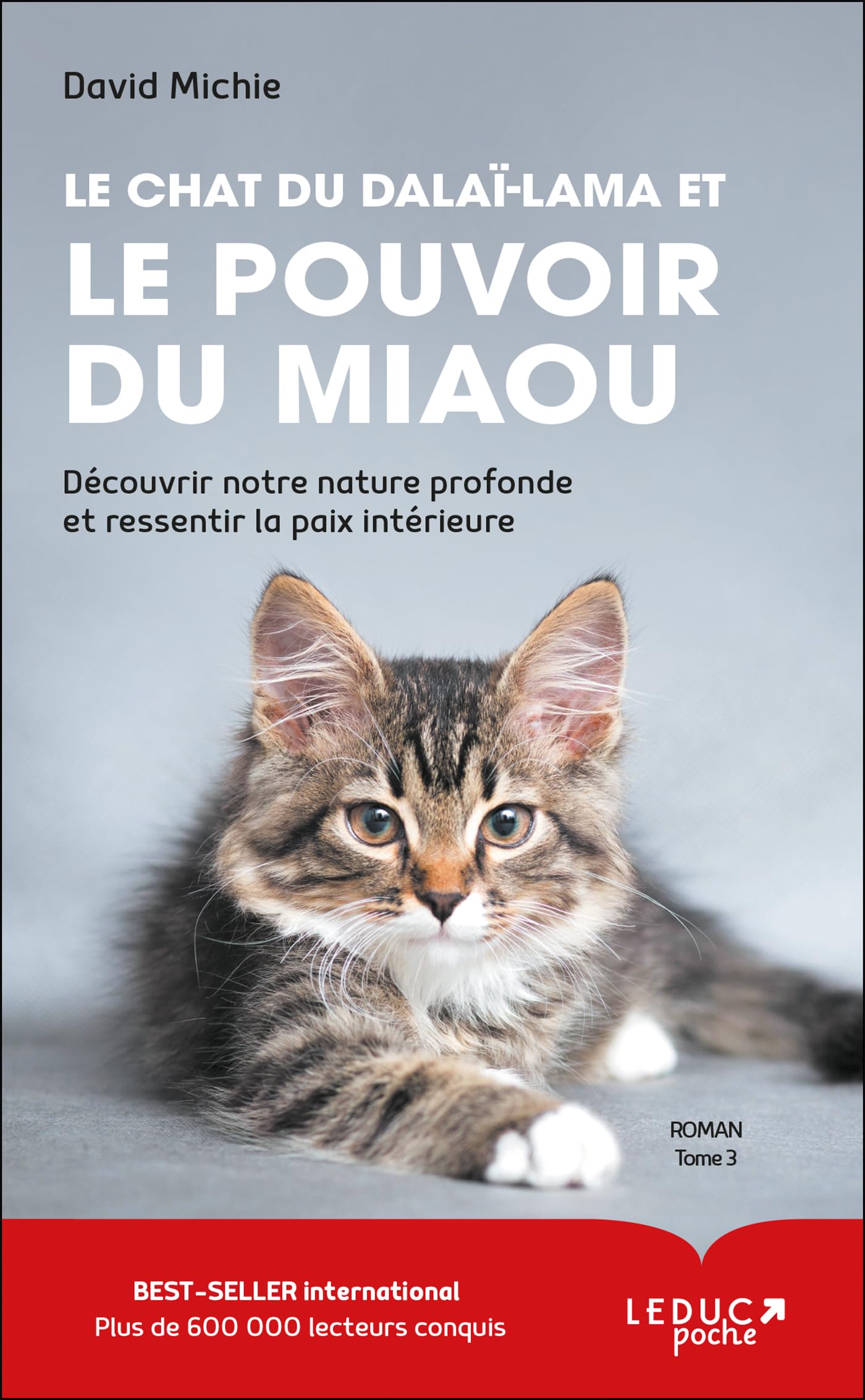 Le chat du Dalaï-Lama et le pouvoir du miaou (tome 3): Découvrir notre nature profonde et ressentir la paix intérieure 9791028515966