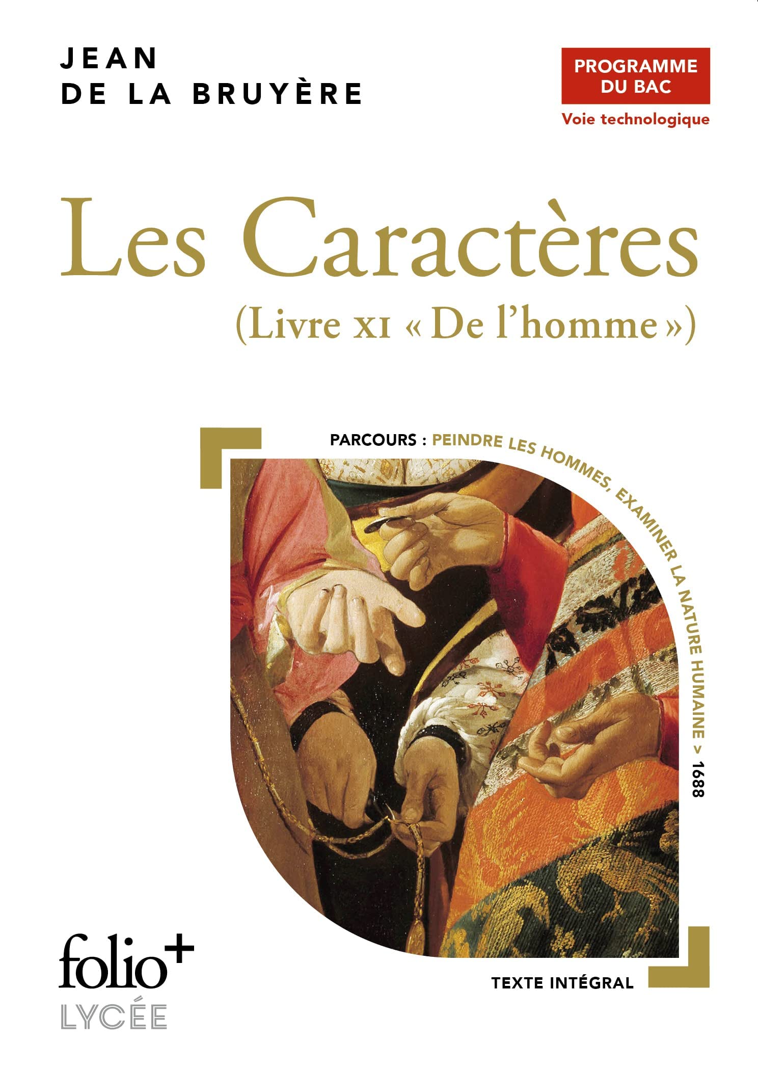 Les Caractères, Livre XI - Bac techno 2025 9782072951886