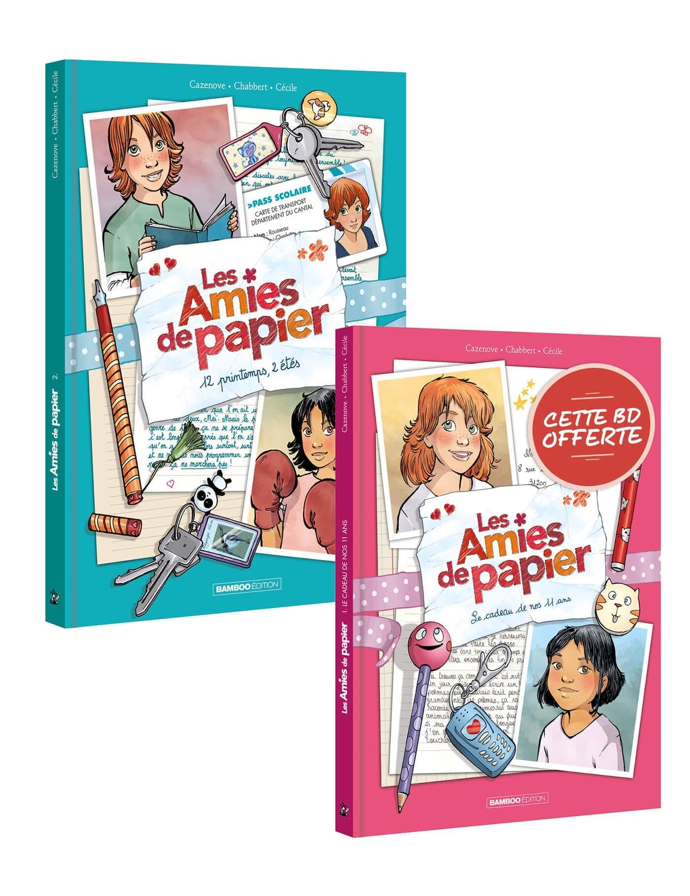 Les Amies de papier - t01 + t02 - pack promo 9791041114085