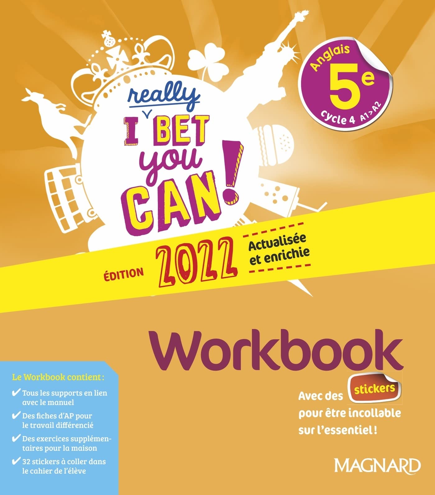 I Really Bet You Can! Anglais 5e (2022) - Workbook 9782210117020