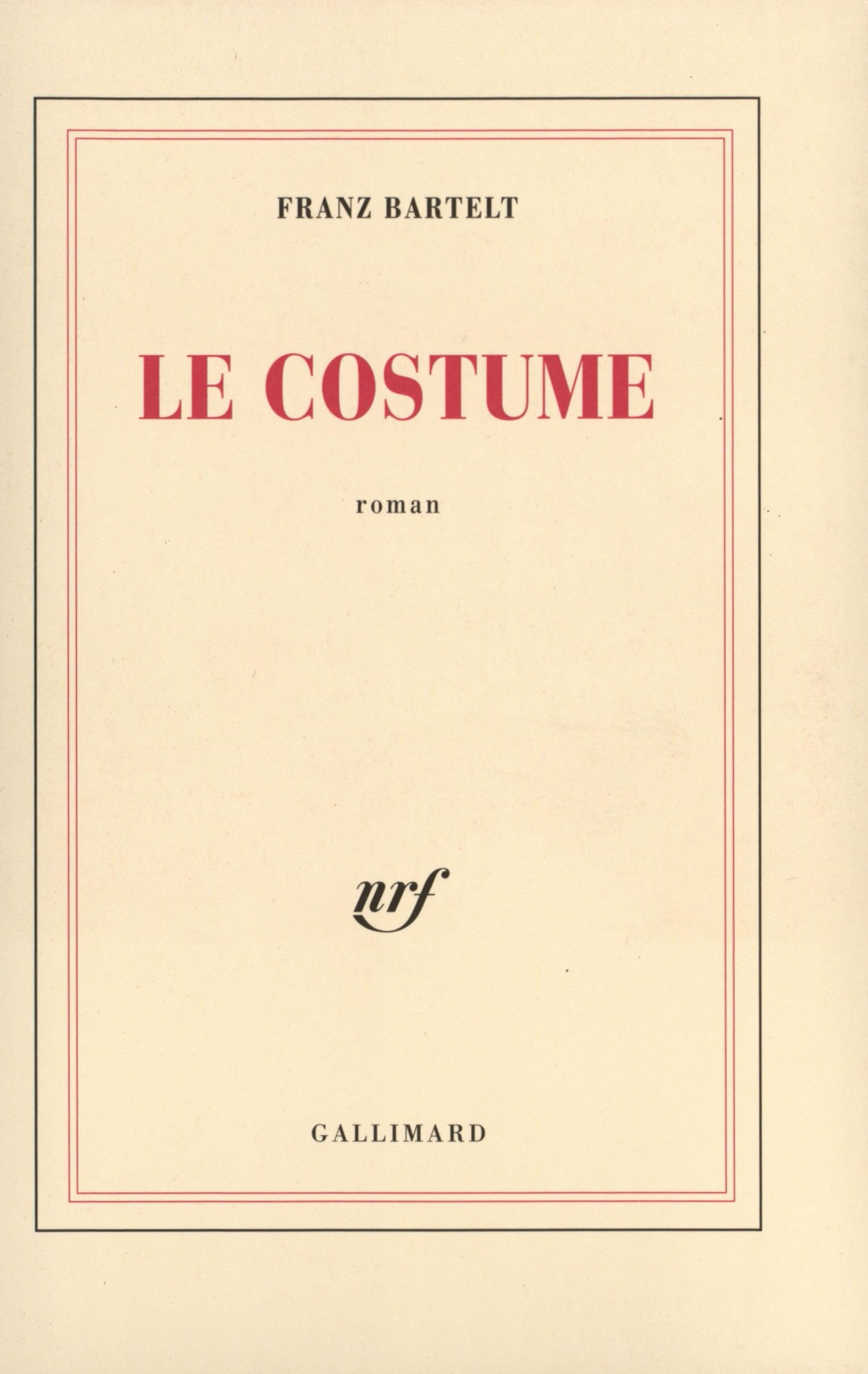 Le Costume 9782070753970