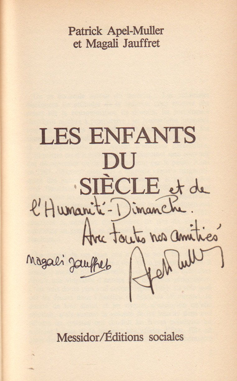 Enfants du siecle b 073193 9782209058464