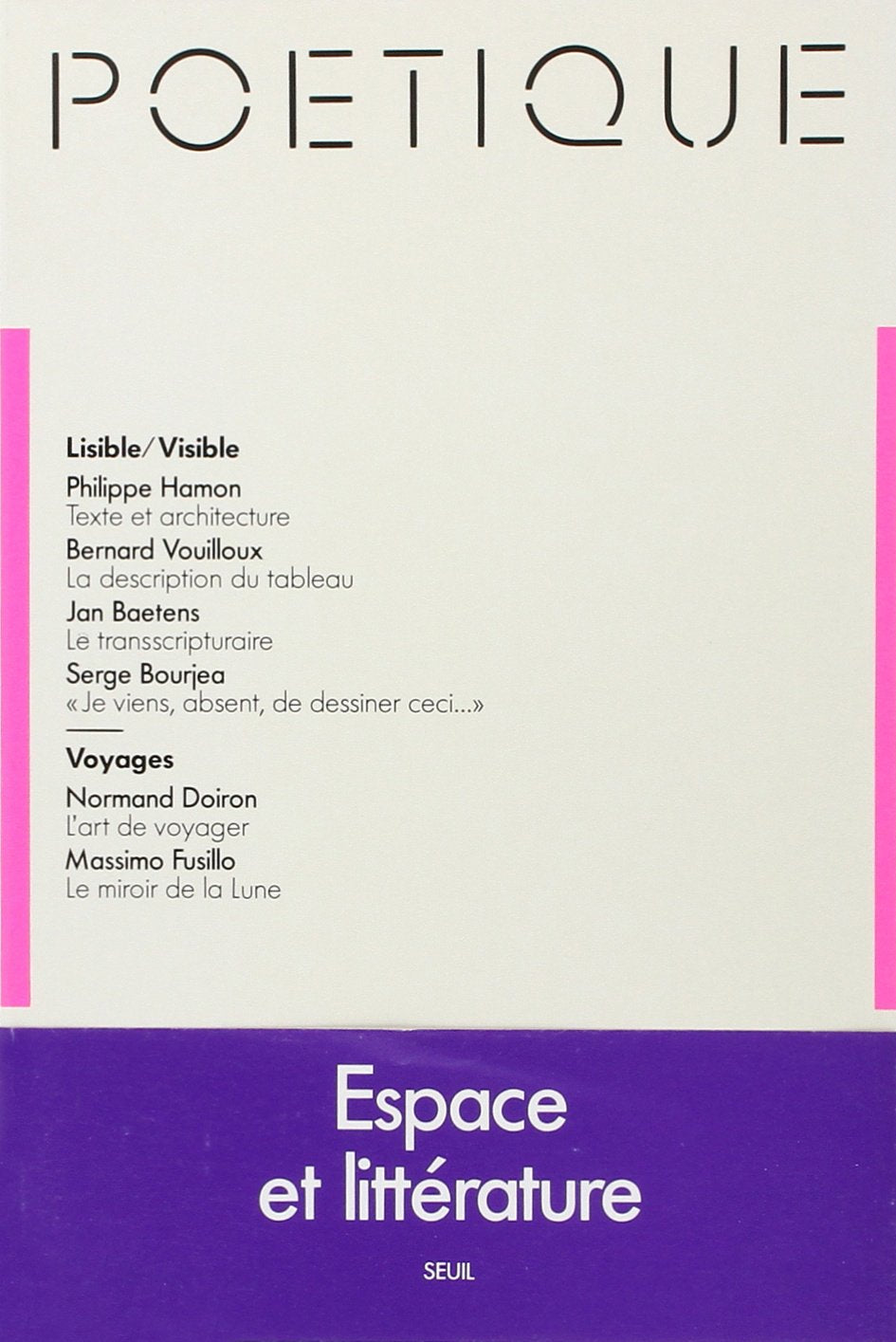 Poétique, numéro 73 9782020099387