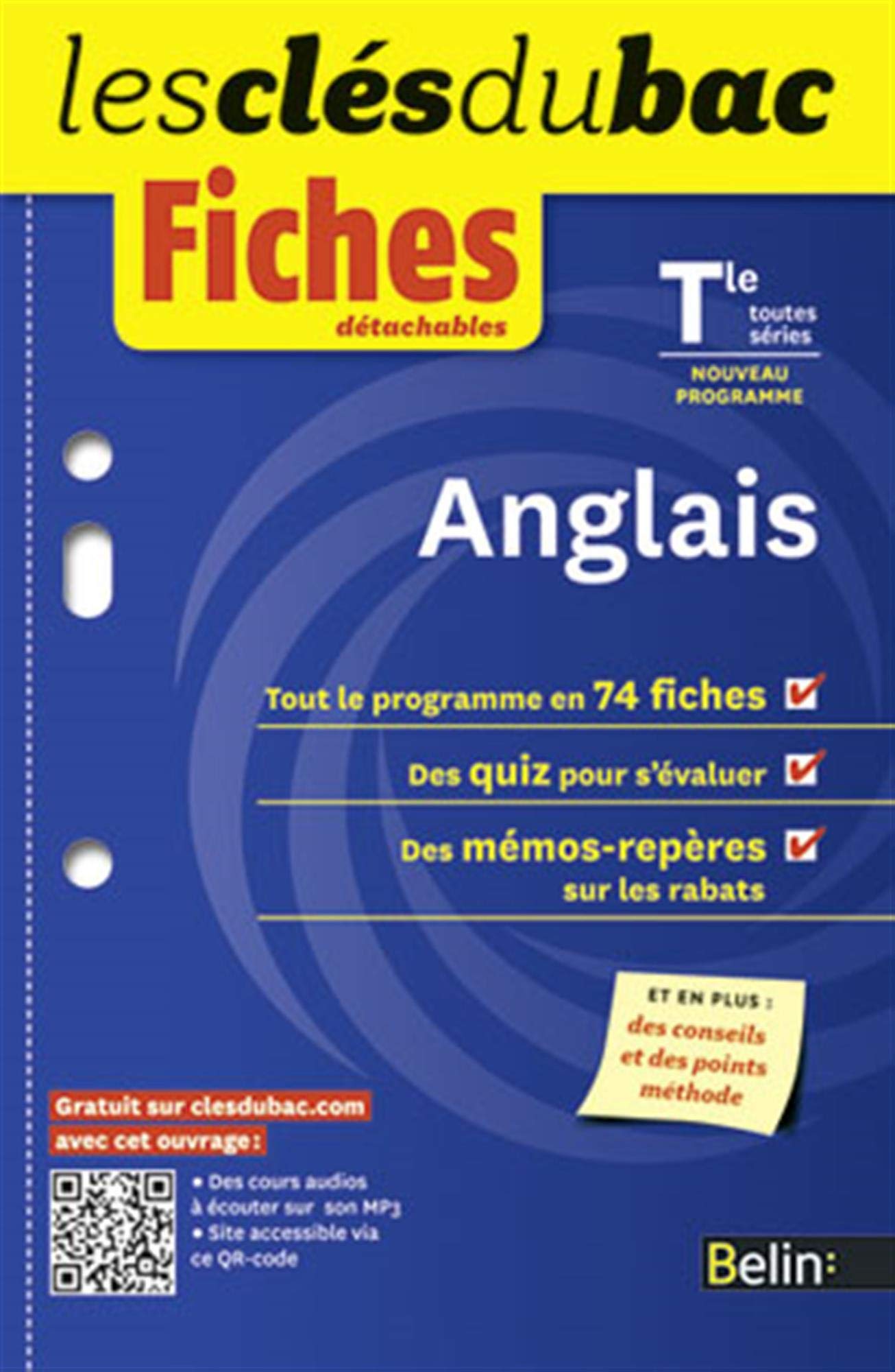 CLES DU BAC FICHES ANGLAIS TERM L ES (0) 9782701163727