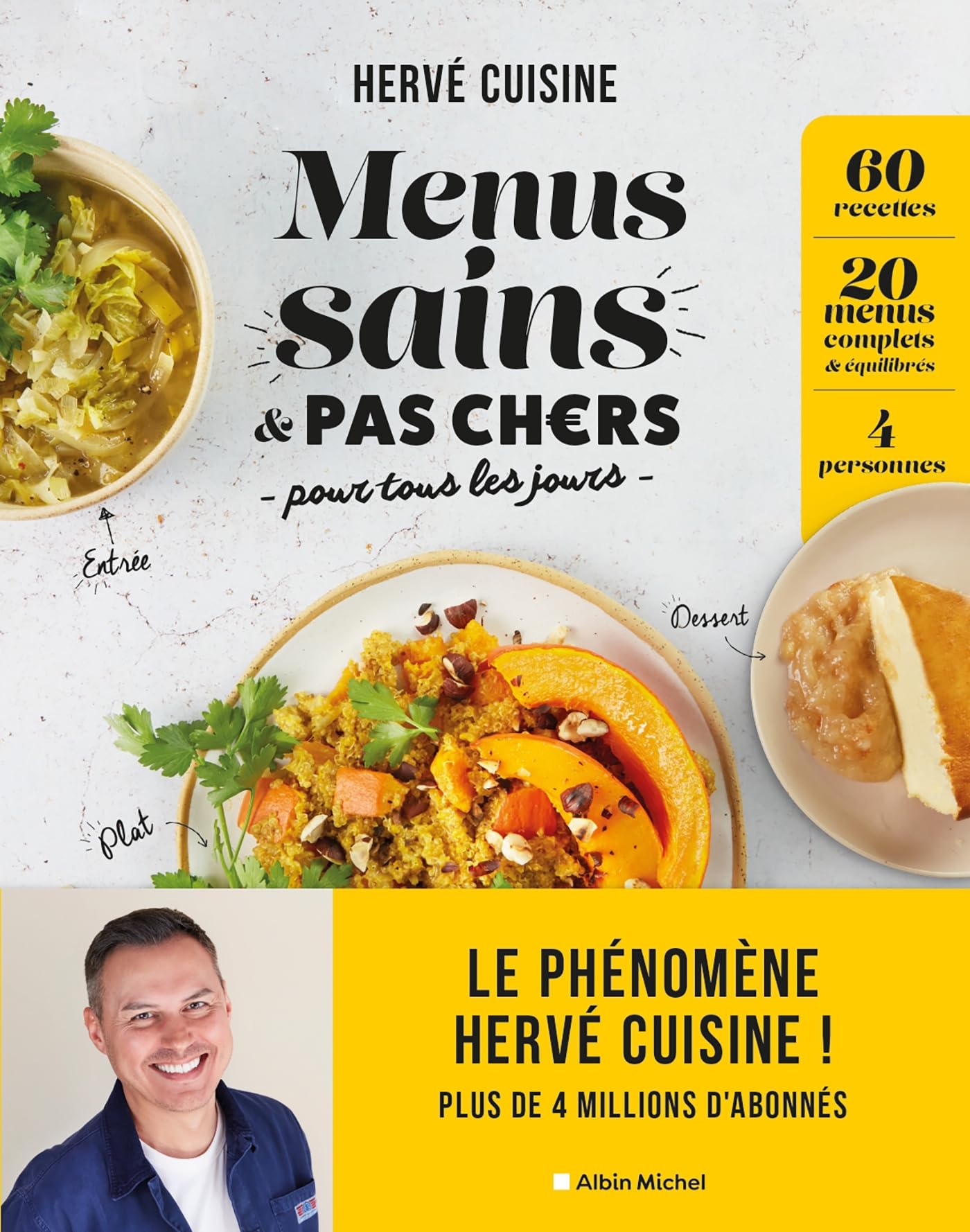 Menus sains & pas chers pour tous les jours 9782226488206