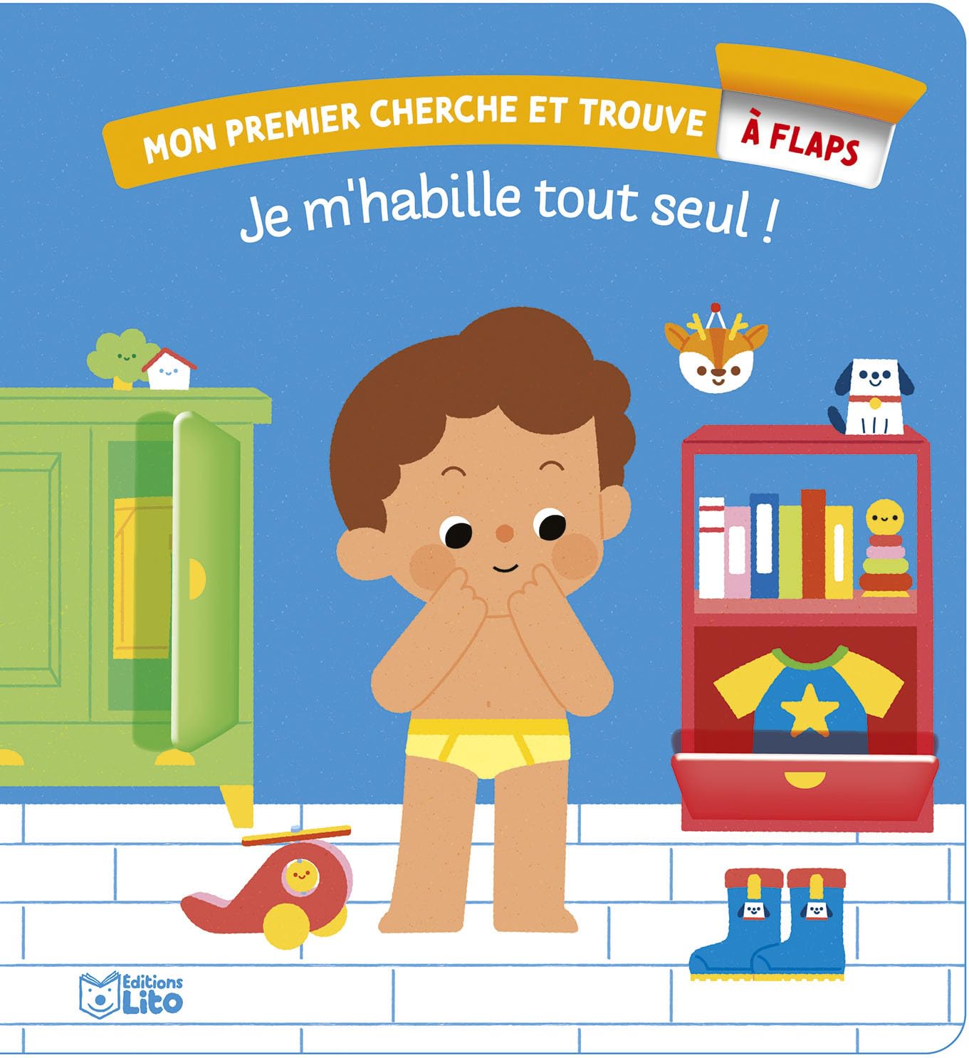 Mon premier cherche et trouve à flaps - Aide-moi à m'habiller ! 9782244314129