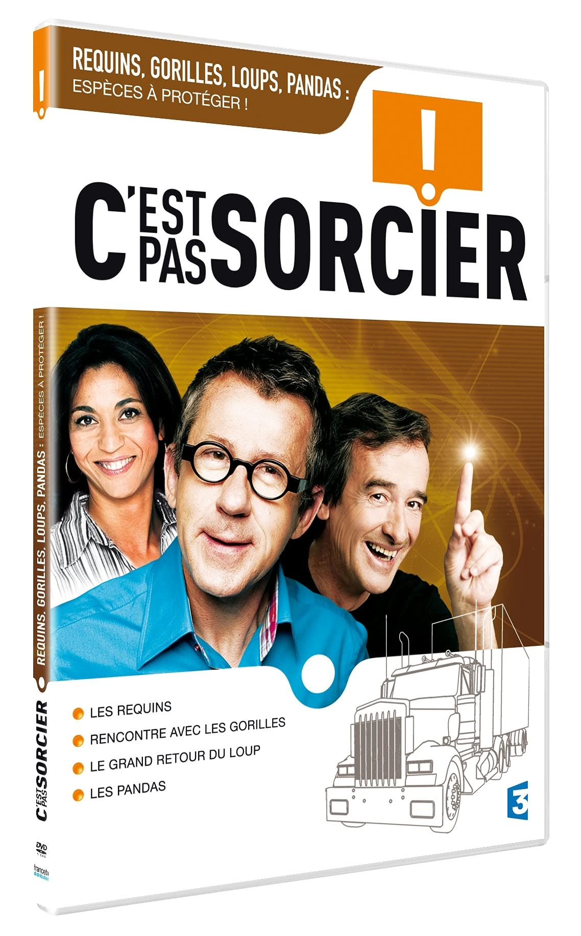 C'est pas sorcier - Requin, gorille, loup, panda : soyons vigilants ! 3660485502078