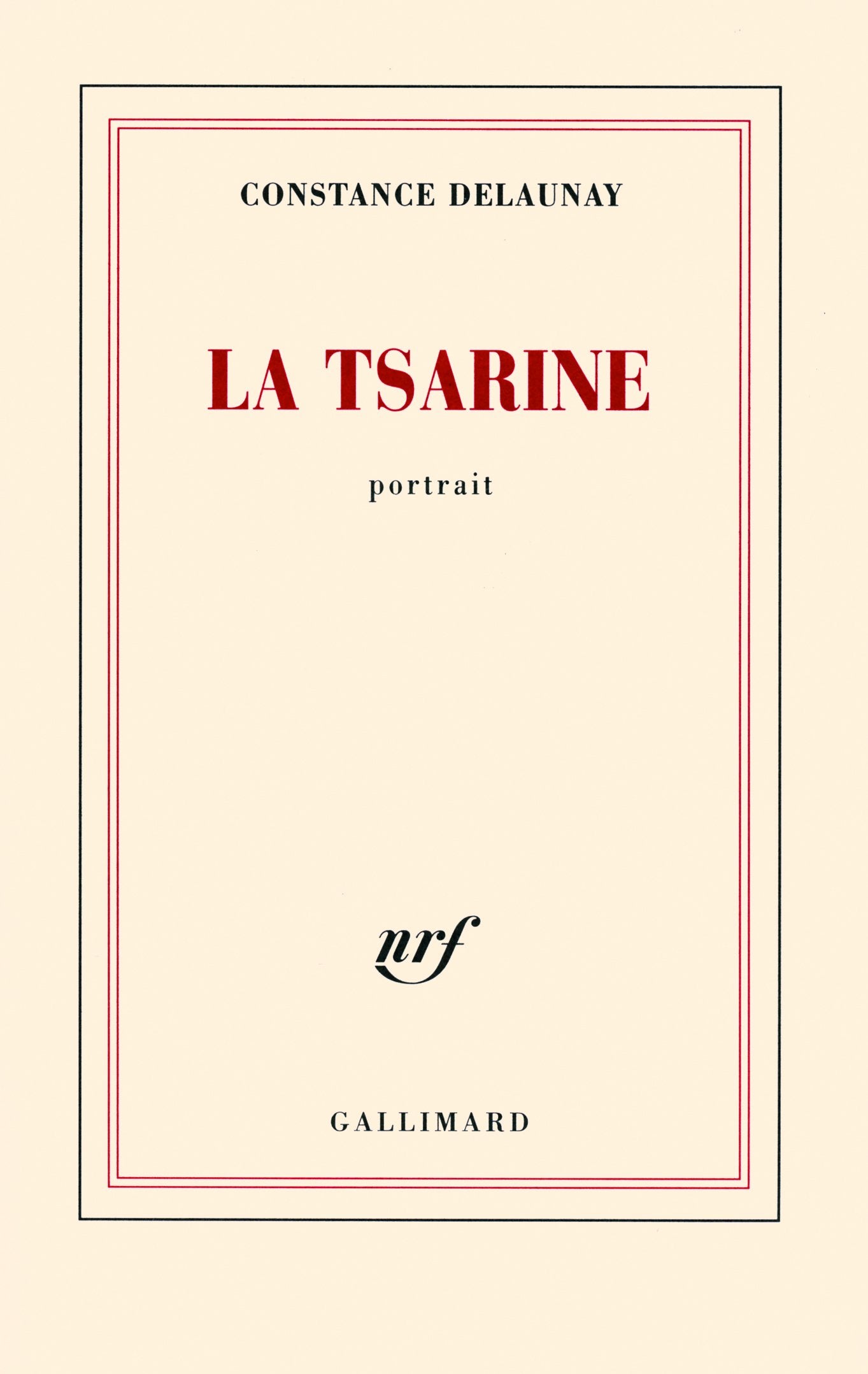 La Tsarine: Portrait 9782070781263