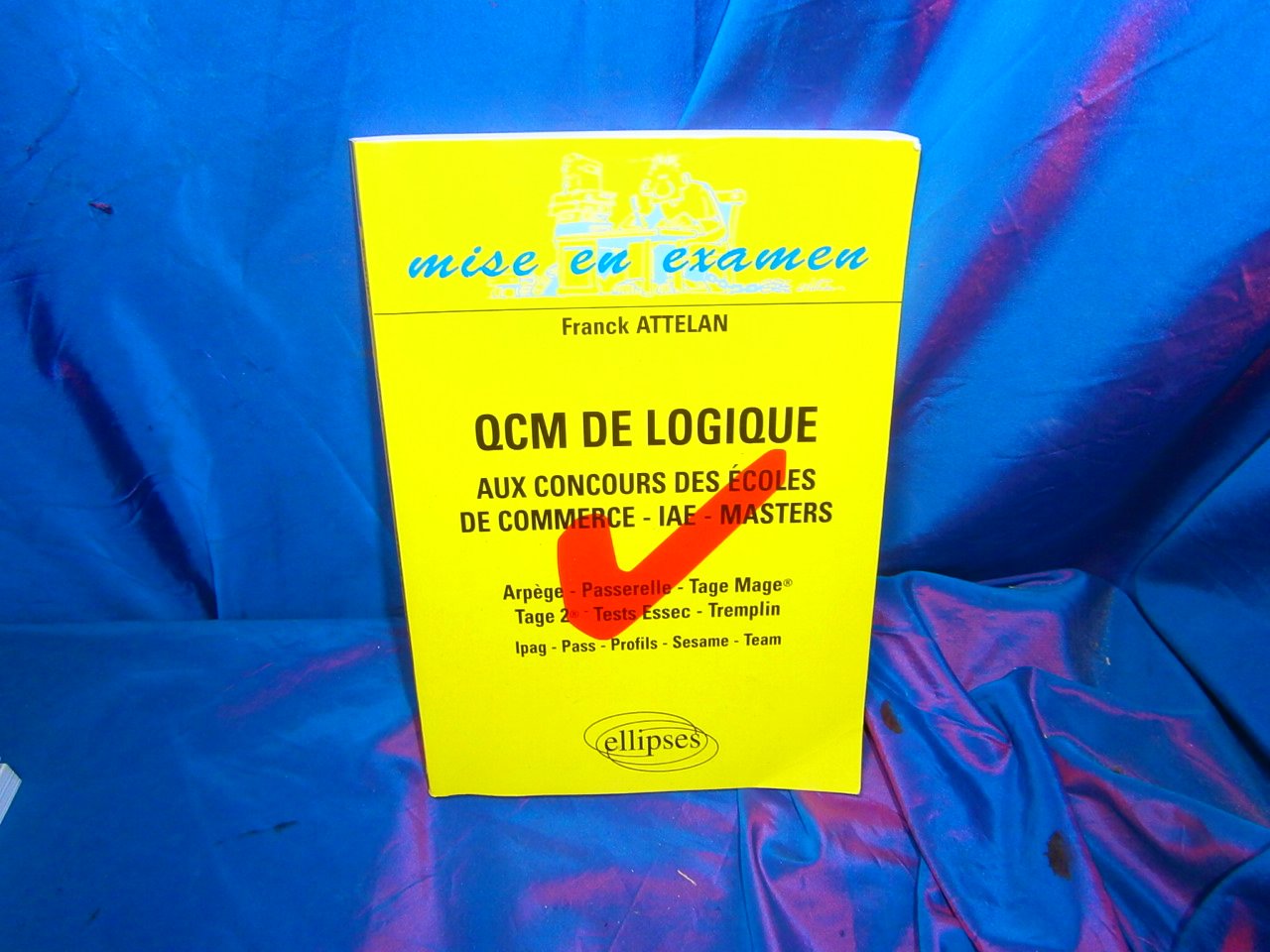 QCM de logique aux concours des écoles de commerce - IAE - Masters: Arpège - Passerelle - Tage Mage - Tage 2 - Tests Essec - Tremplin - Ipag - Pass - Profils - Sésame - Team 9782729830632