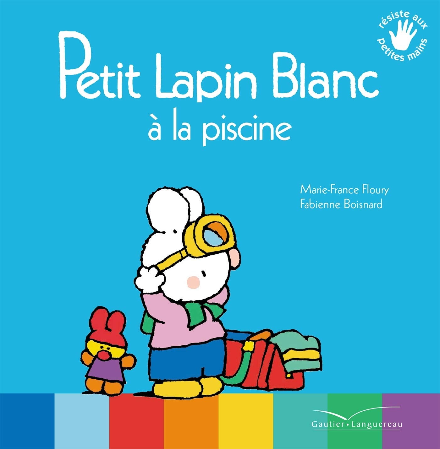 Petit Lapin Blanc à la piscine 9782013981385