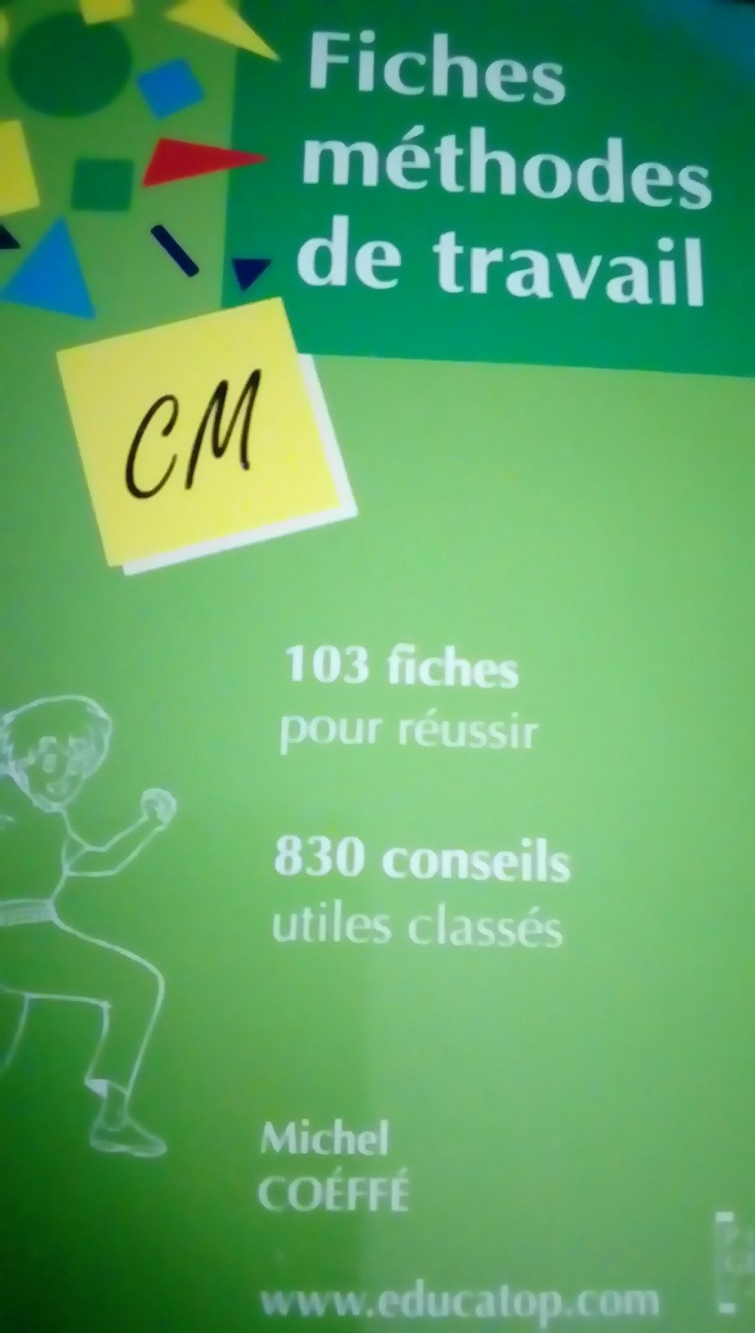 Fiches Methodes De Travail Pour Le Cm. 80 Fiches - 800 Conseils Utiles Classes 9782950324078