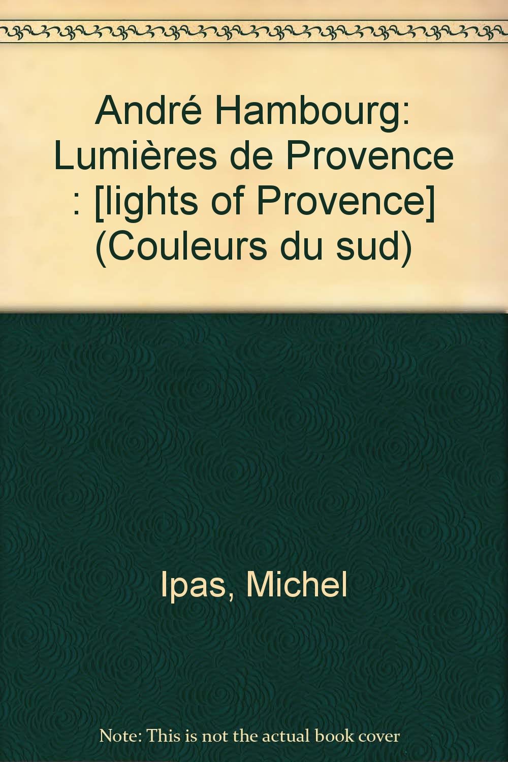André Hambourg 9782908209952