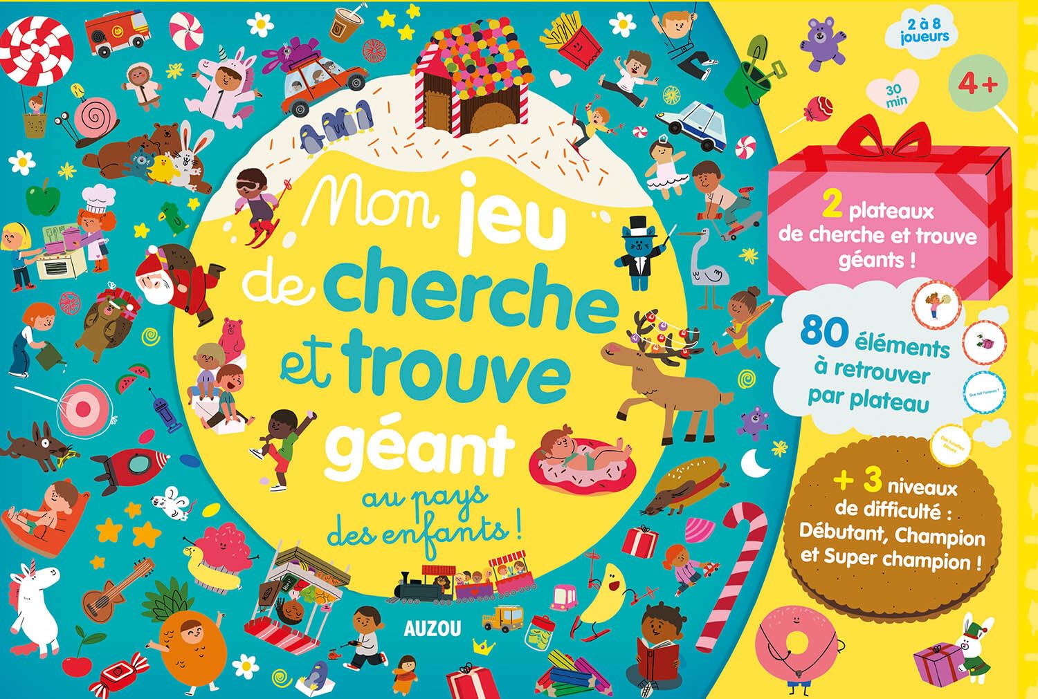 Editions AUZOU - Mon Jeu de Cherche et Trouve Géant - Au Pays des Enfants 9782733862674