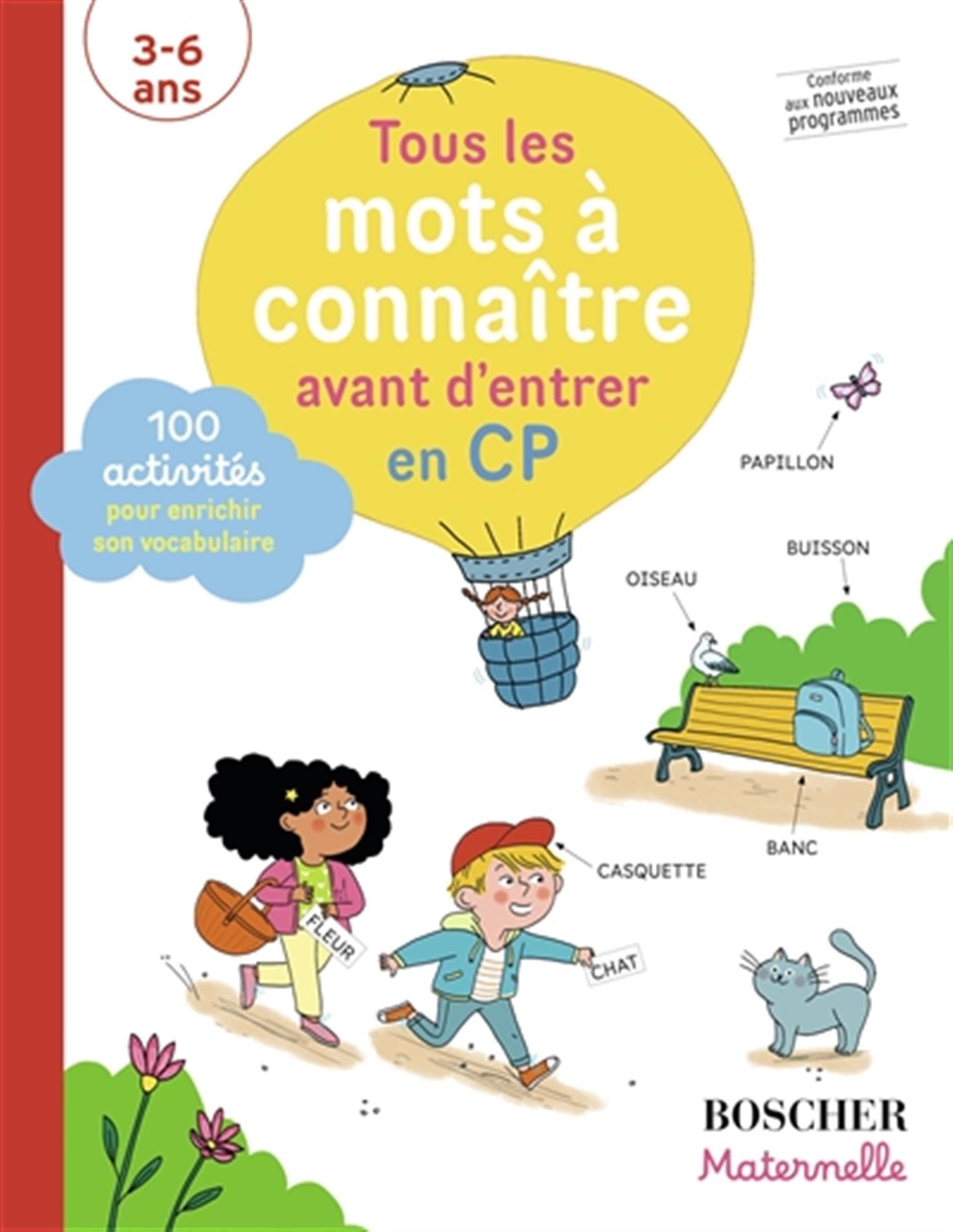 Tous les mots à connaître avant d'entrer en CP 9791035842550