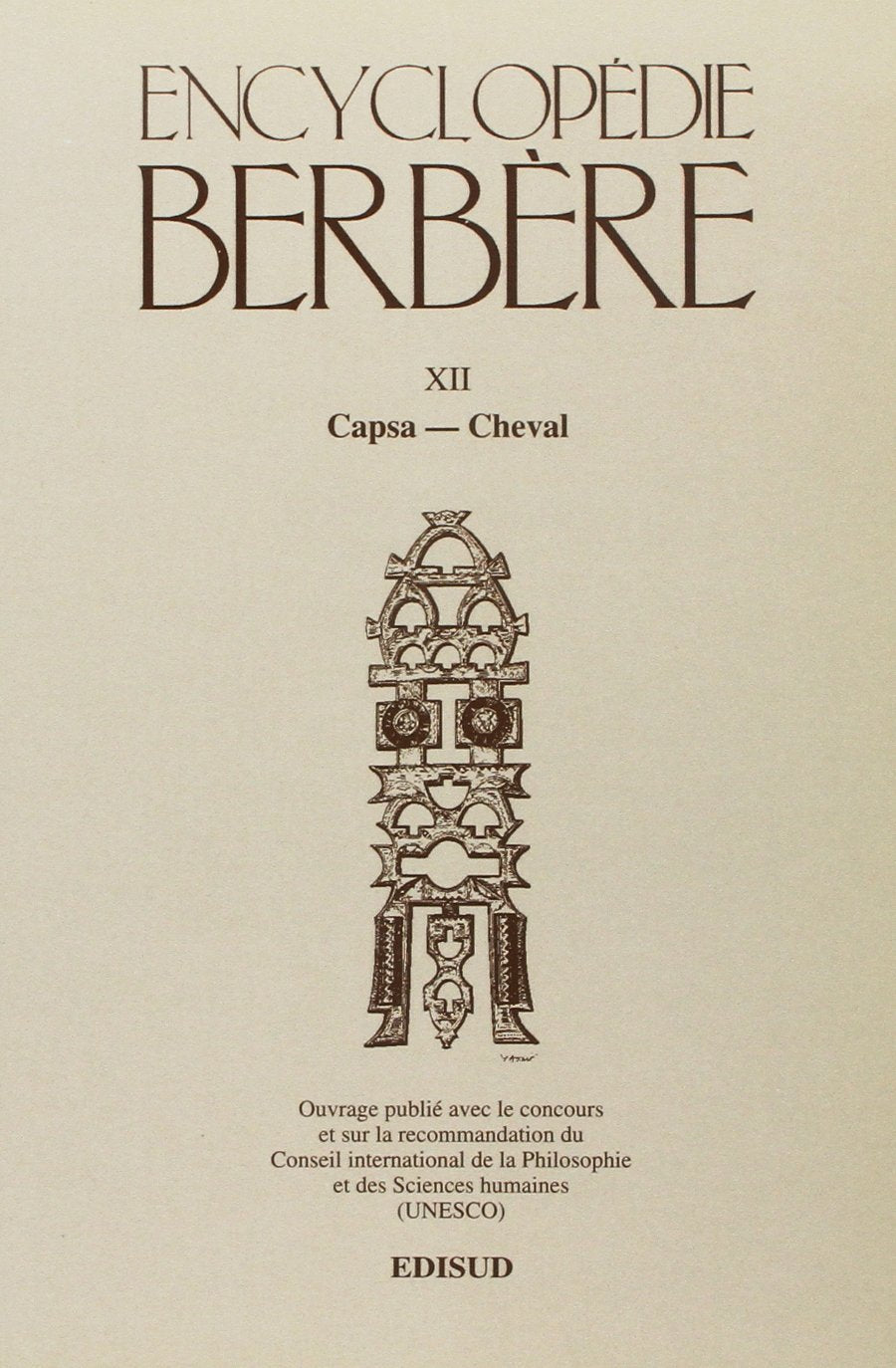 Encyclopédie berbère, volume 12 9782857446255