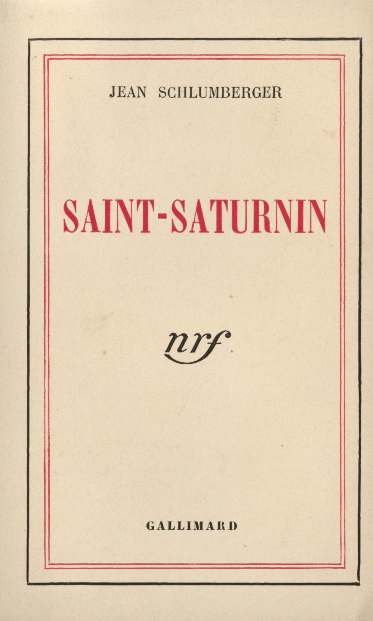 Saint-Saturnin 9782070258192