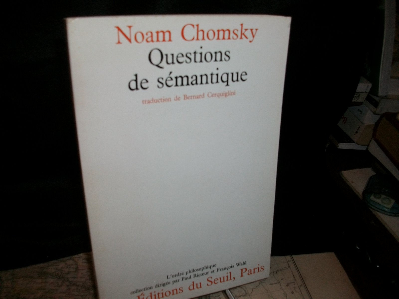 Questions de sémantique 9782020027489