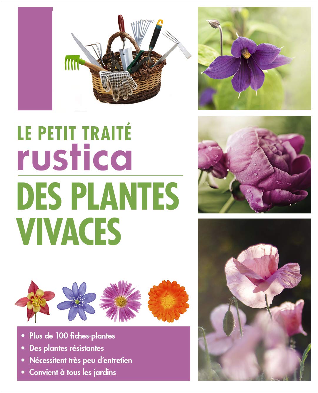 Le petit traité Rustica des plantes vivaces: Plus de 100 fiches plantes, des plantes résistantes, nécessitent très peu d'entretien, convient à to 9782815306089