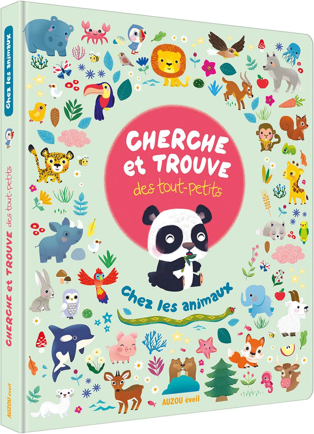 Cherche et trouve des tout-petits - Chez les animaux 9782733856529