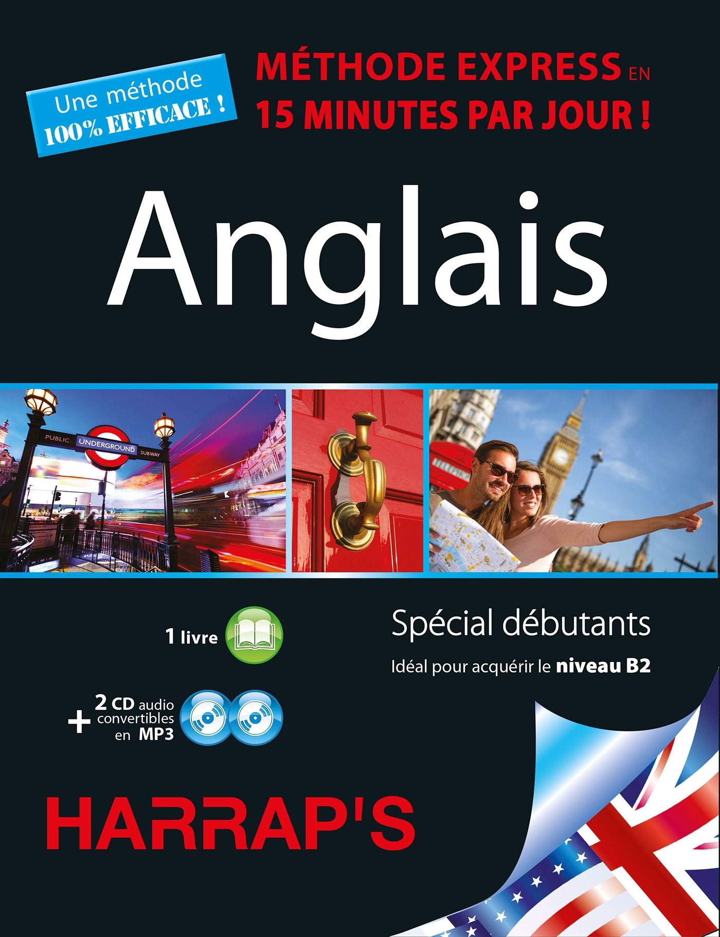 Harrap's méthode Express Anglais 2CD+livre 9782818703878