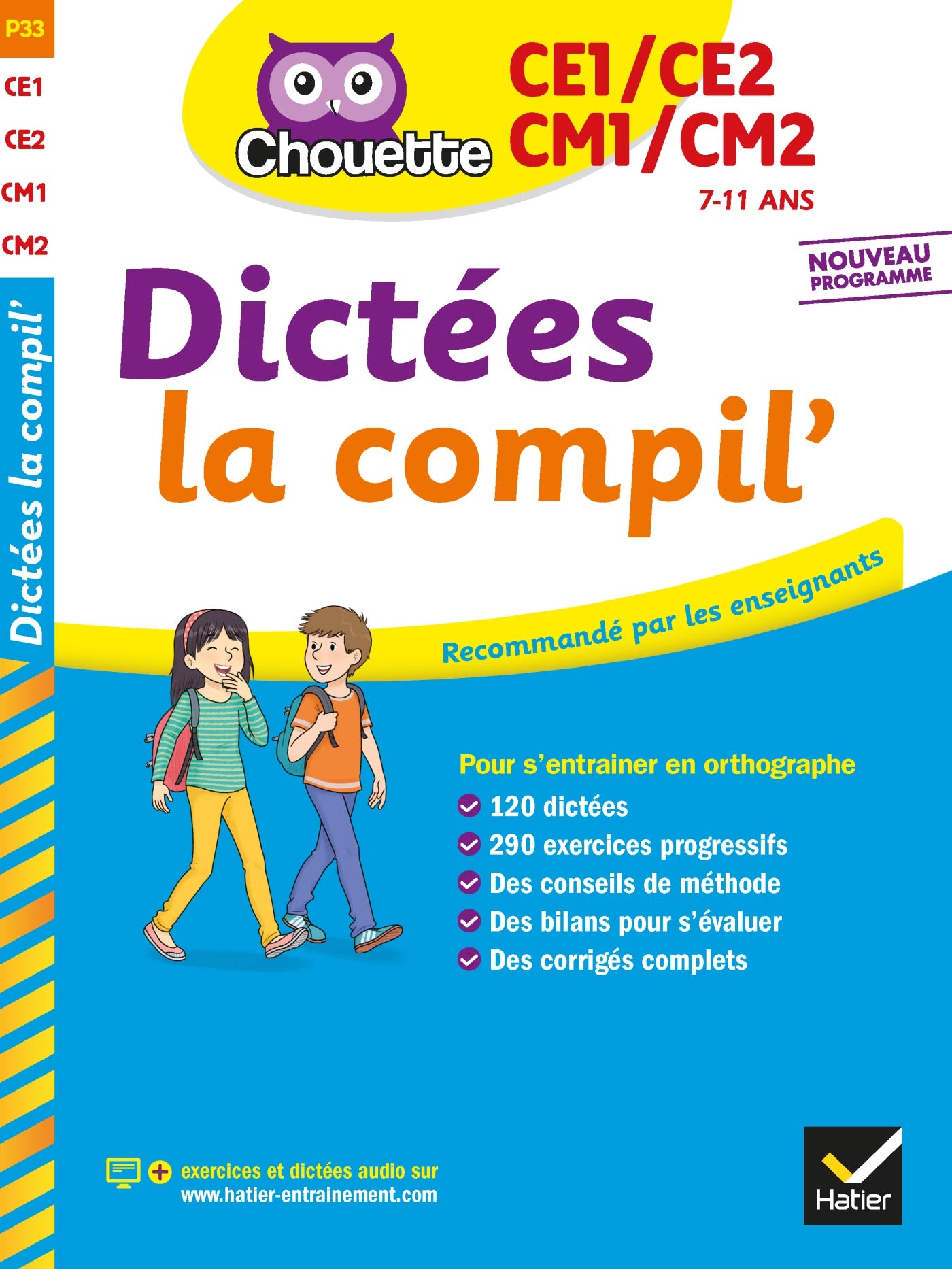Dictées du CE1 au CM2 9782401061620