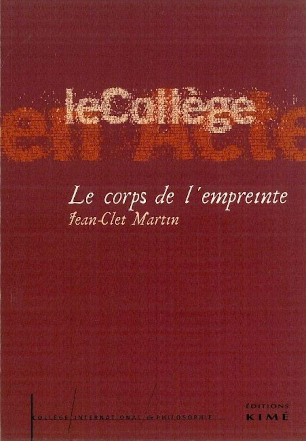 Le corps de l'empreinte: Etudes photographiques 9782841743247