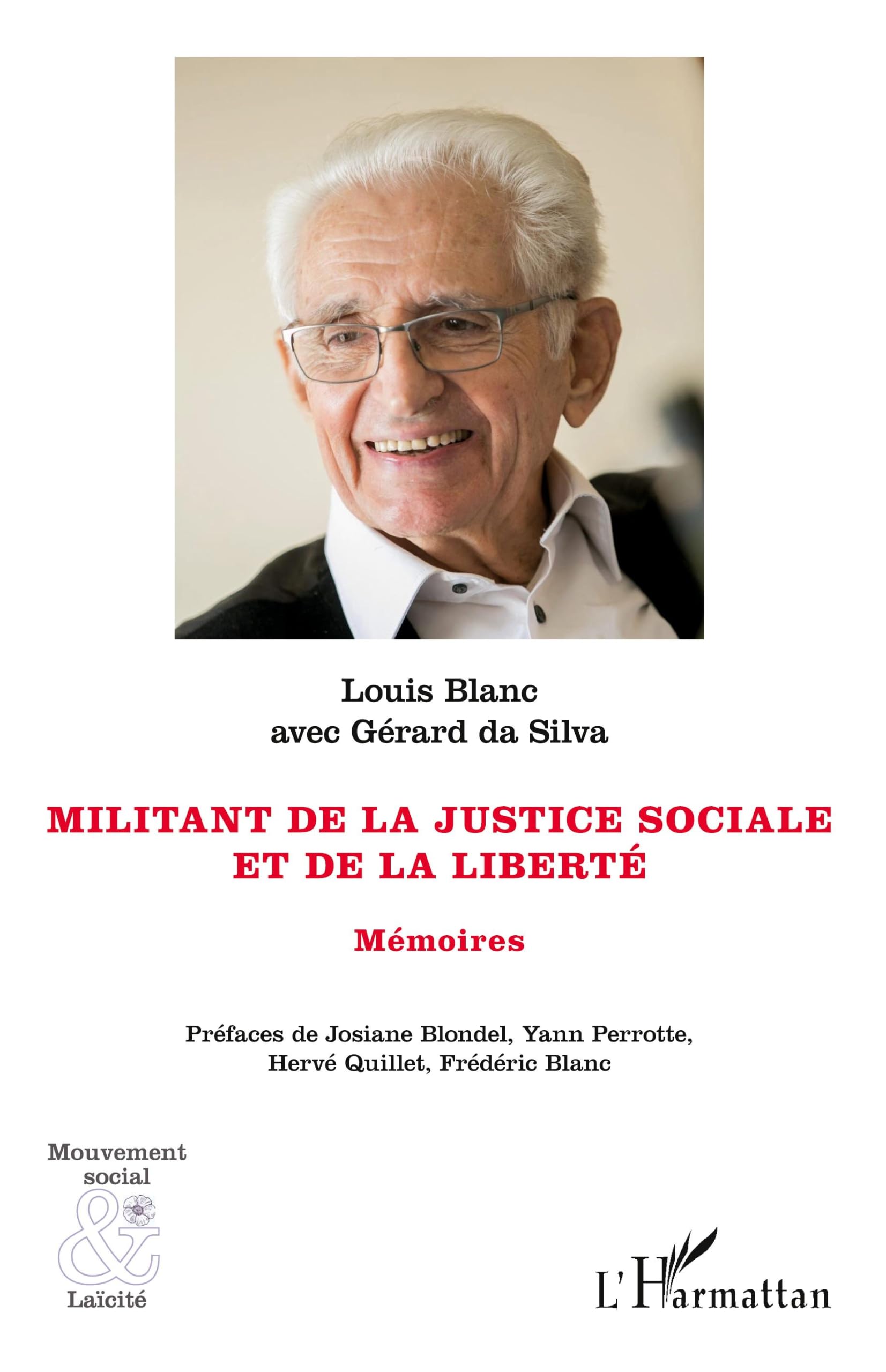 Militant de la justice sociale et de la liberté: Mémoires 9782343206530