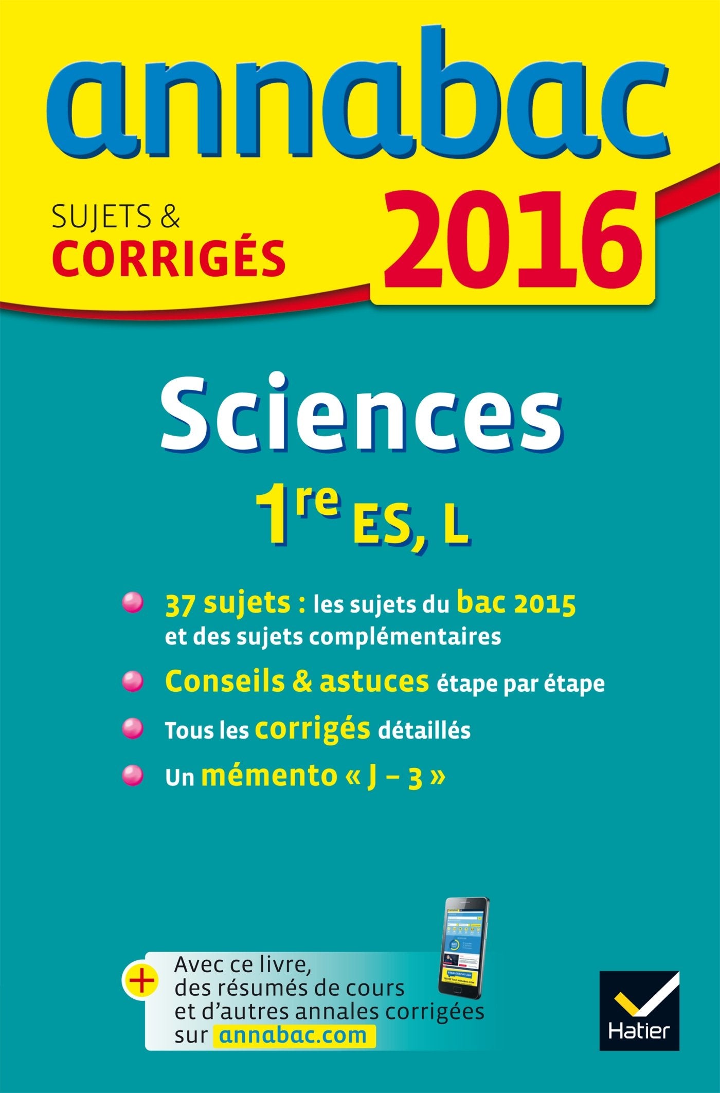Sciences 1re ES, L: Sujets et corrigés 9782218991288