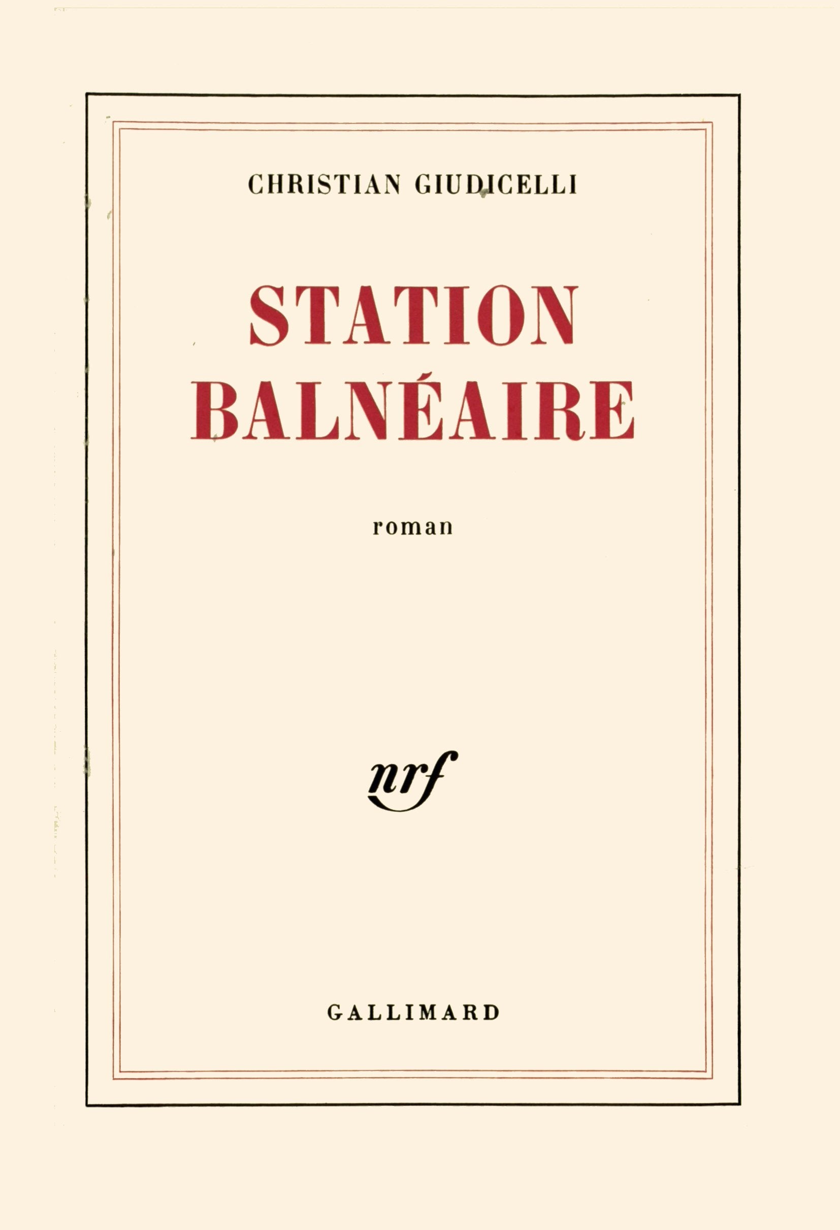 Station Balneaire 9782070707805