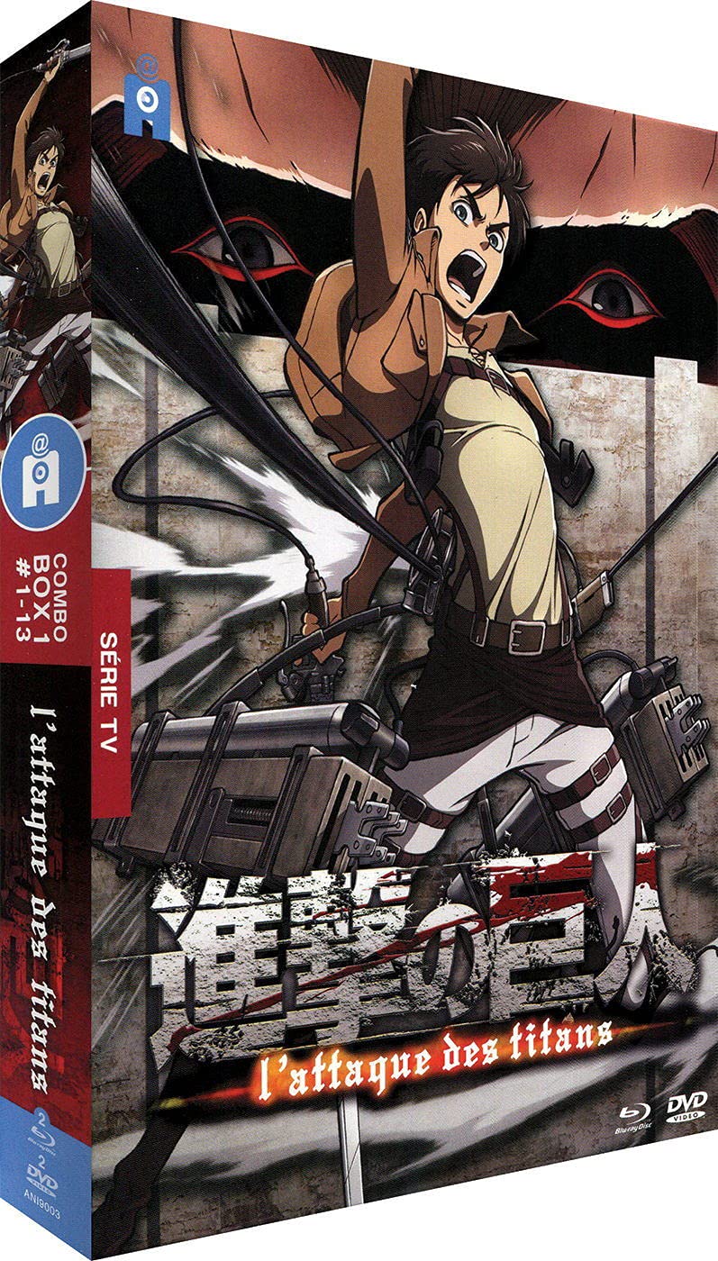 L'Attaque des Titans-Saison 1, Box 1/2 [Combo Blu-Ray + DVD] 5060314990133