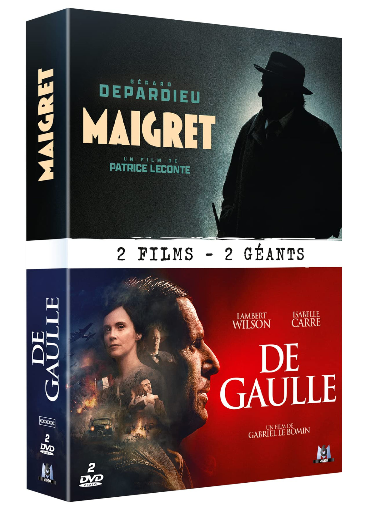 2 films - 2 géants : Maigret + De Gaulle [Pack] 3475001063700