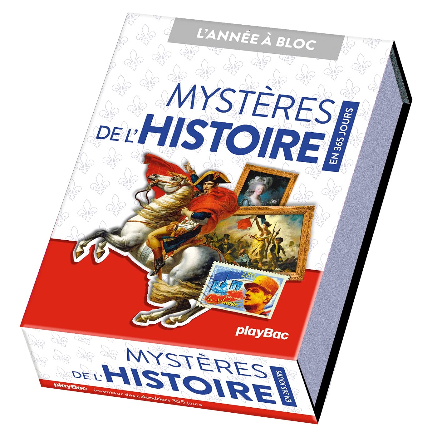 Calendrier Mystères de l'Histoire en 365 jours - L'Année à bloc 9782809677379