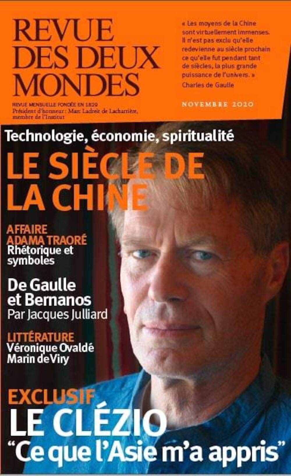 REVUE DES DEUX MONDES NOVEMBRE 2020 - ALLONS-NOUS TOUS DEVEN 9782356502261