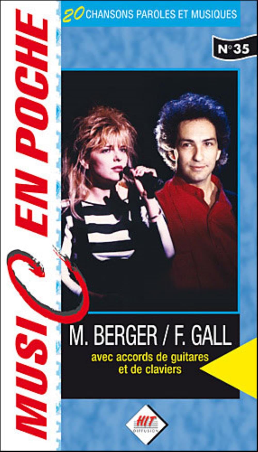 Berger / Gall : Music en poche, N° 35 : Hit Diffusion 3554270218353