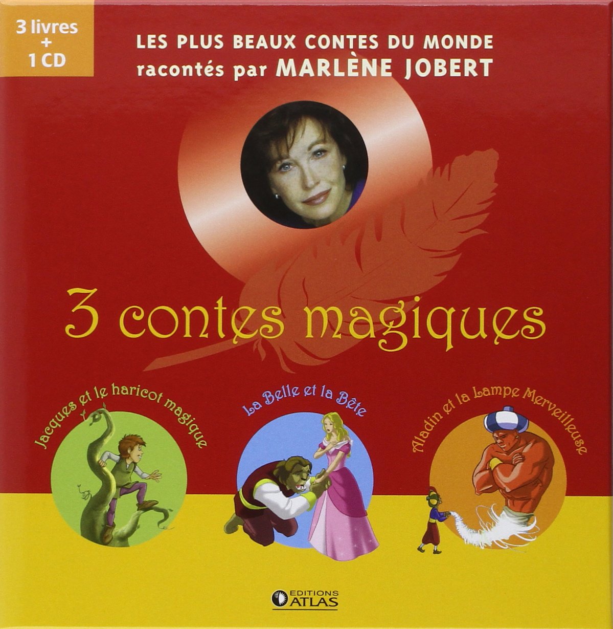 3 contes magiques: Jacques et le haricot magique, La Belle et le Bête et Aladin et la lampe merveilleuse 9782723472012