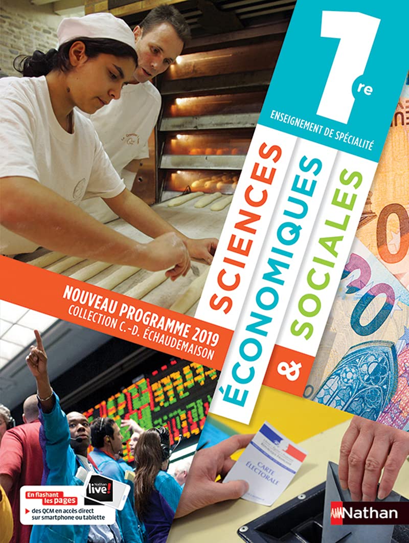 S.E.S collection Echaudemaison 1re - manuel élève (nouveau programme 2019) 9782091725994