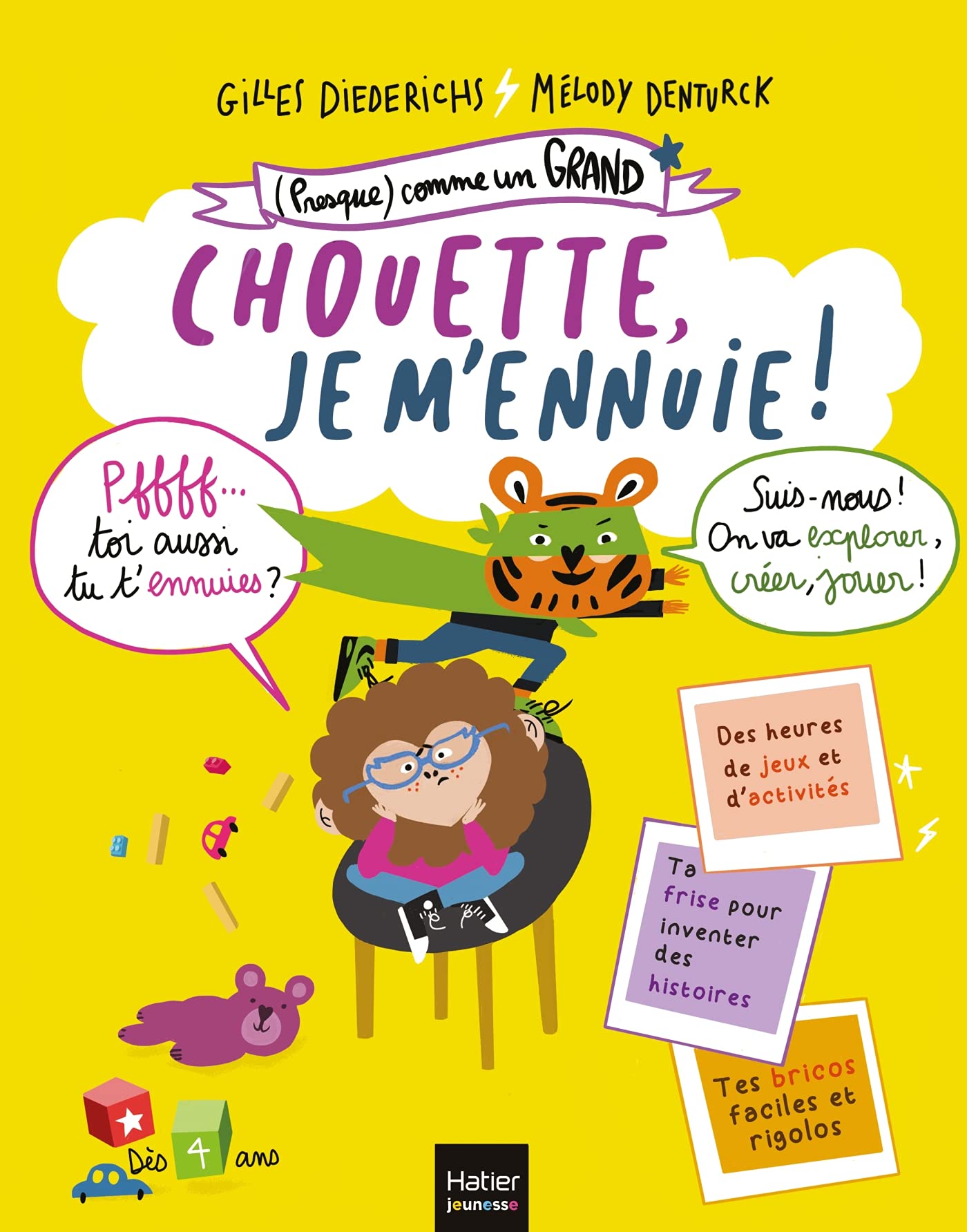 (Presque) comme un grand - Chouette, je m'ennuie ! Dès 4 ans 9782401075368
