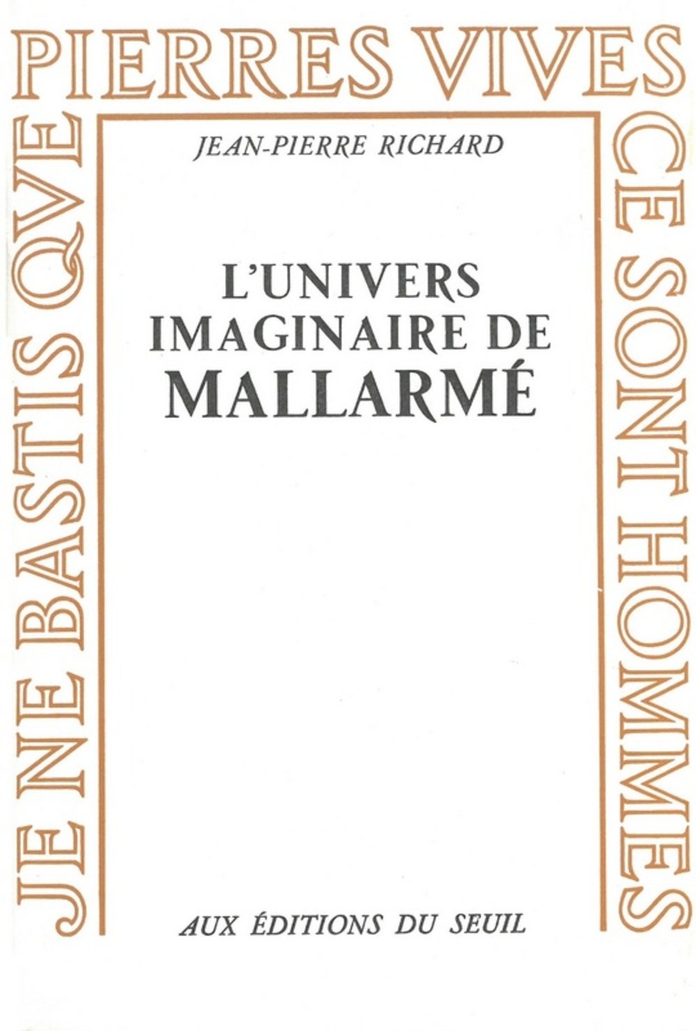L'univers imaginaire de Mallarmé 9782020025898