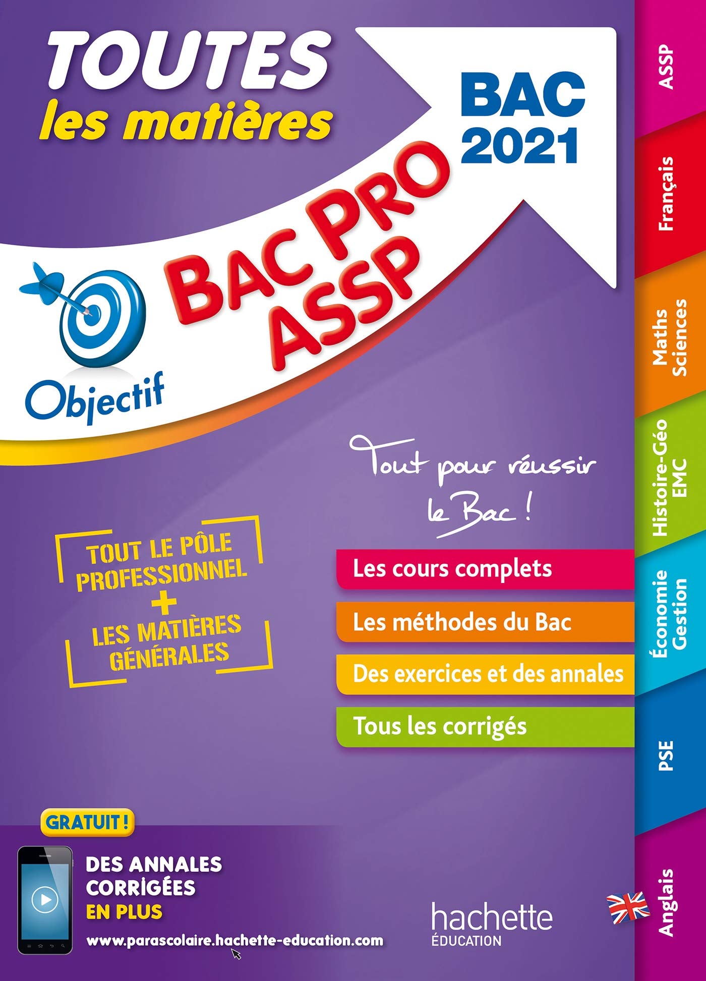 Objectif Bac - Toutes les matières Bac Pro ASSP 2021 9782017873587