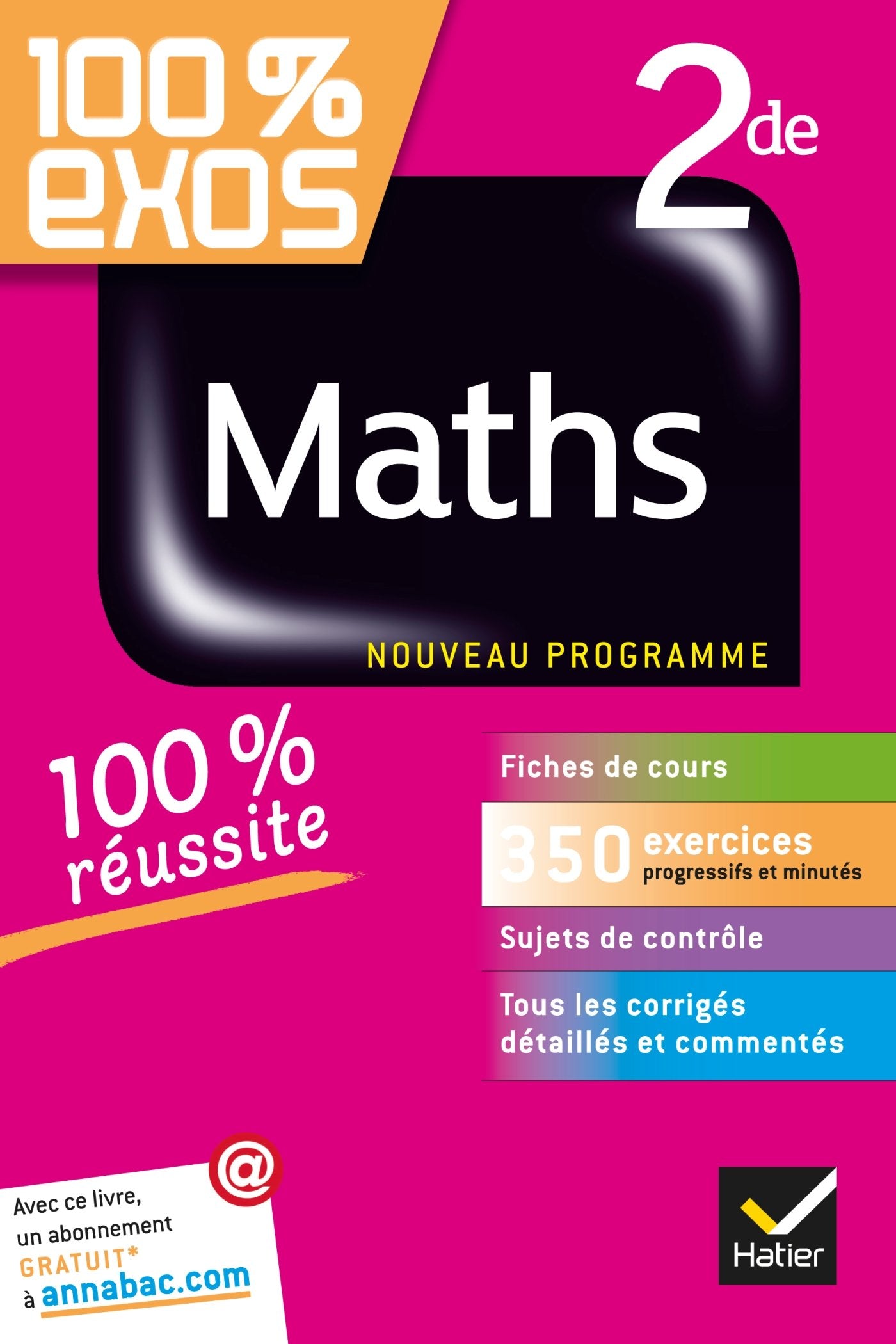 100% Exos Maths 2de 9782218944666