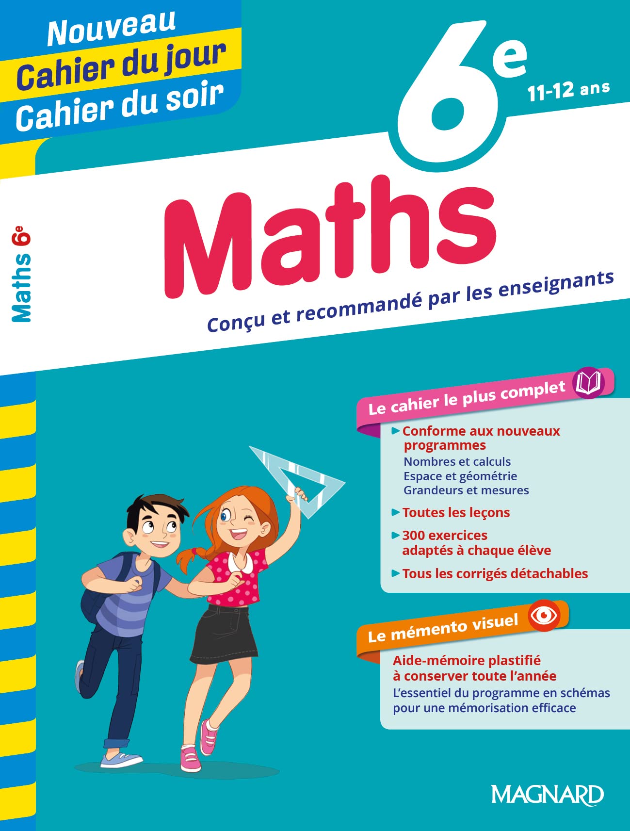 Maths 6e - Cahier du jour Cahier du soir 9782210762350