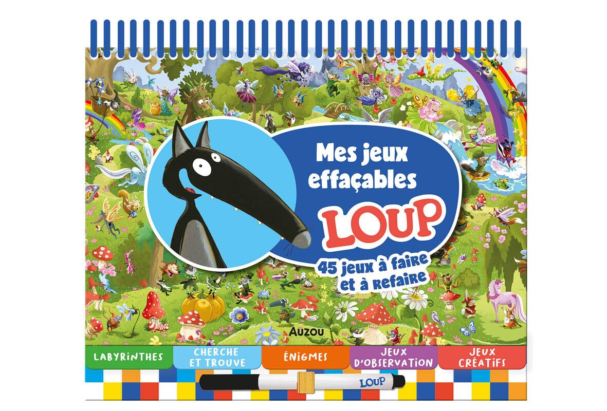Mes jeux effaçables Loup 9791039561259