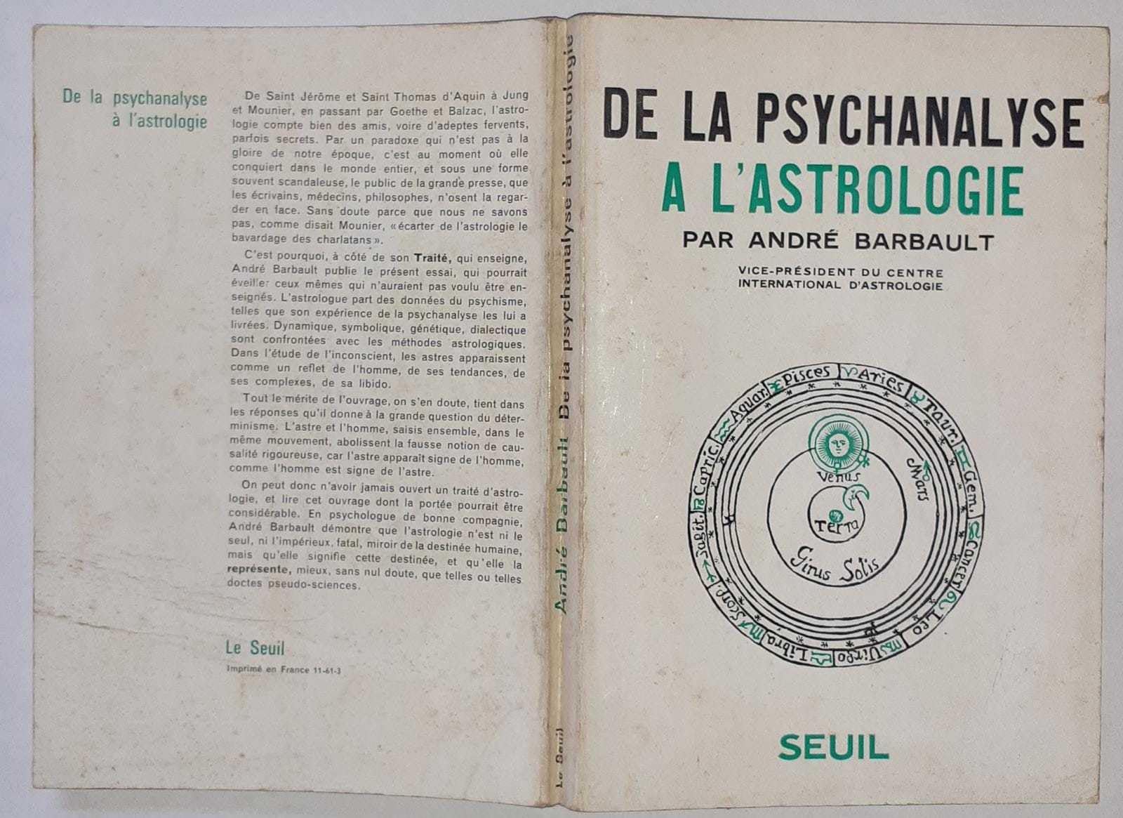 De la psychanalyse à l'astrologie 9782020026826
