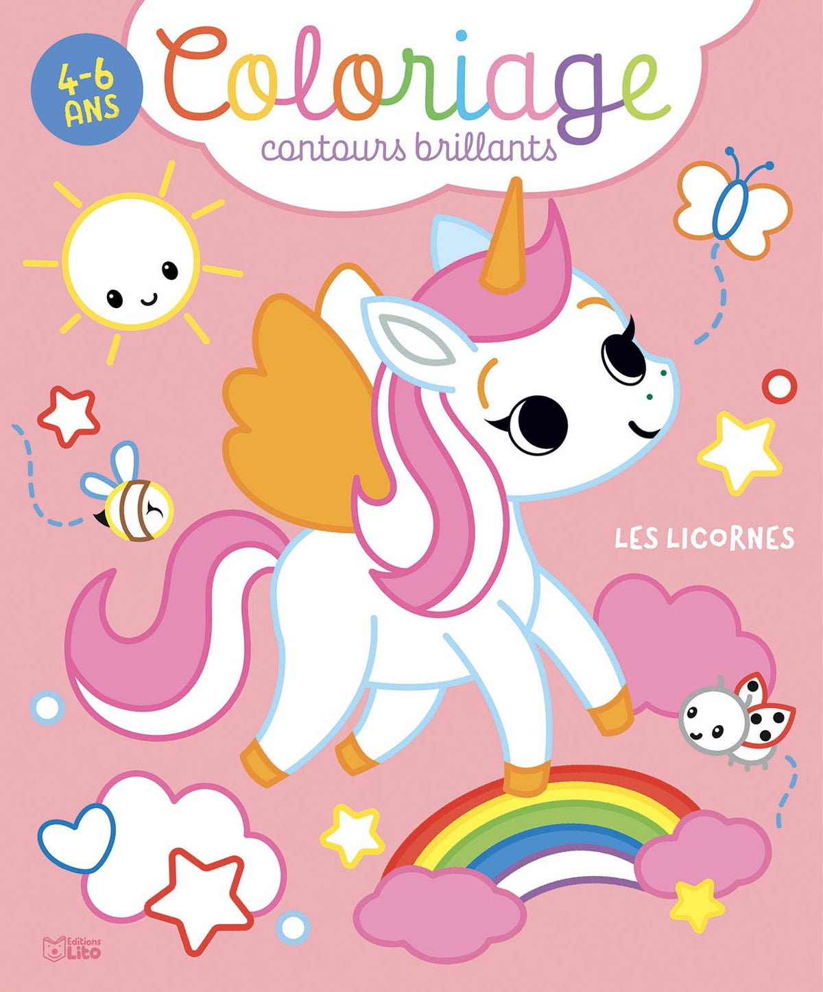 Coloriages 4-6 ans : Les licornes 9782244127217
