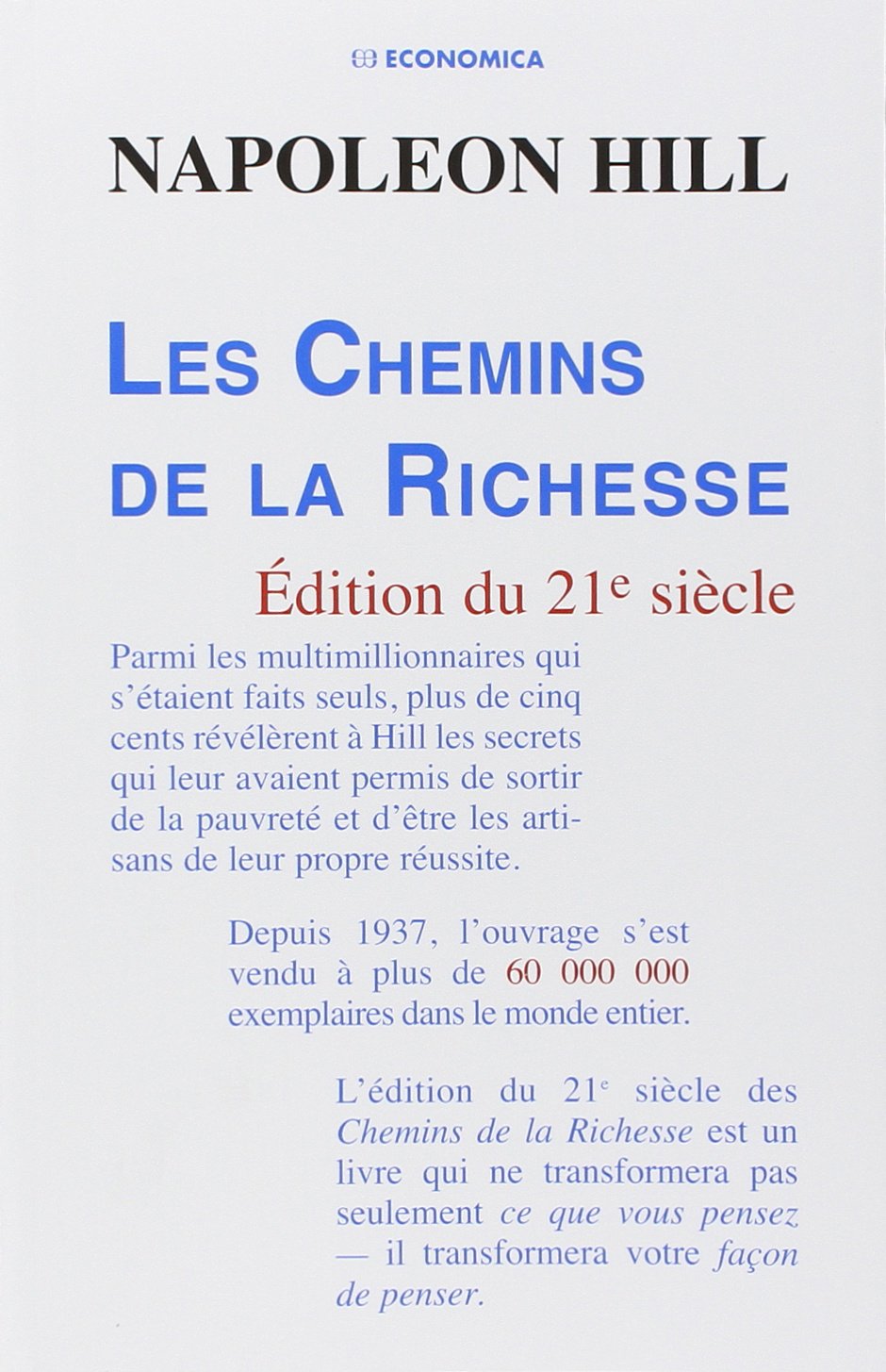 Les Chemins de la Richesse - Édition du 21e siècle 9782717854824